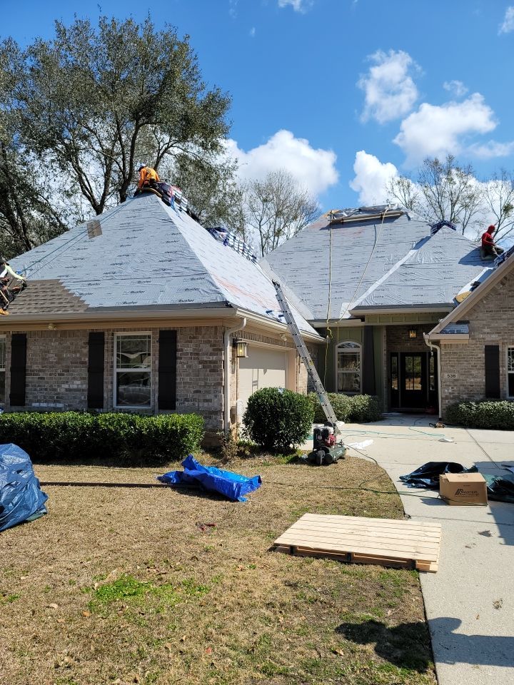 Residential Roofing Installation using Roof Replacement by American Roofing & Construction LLC