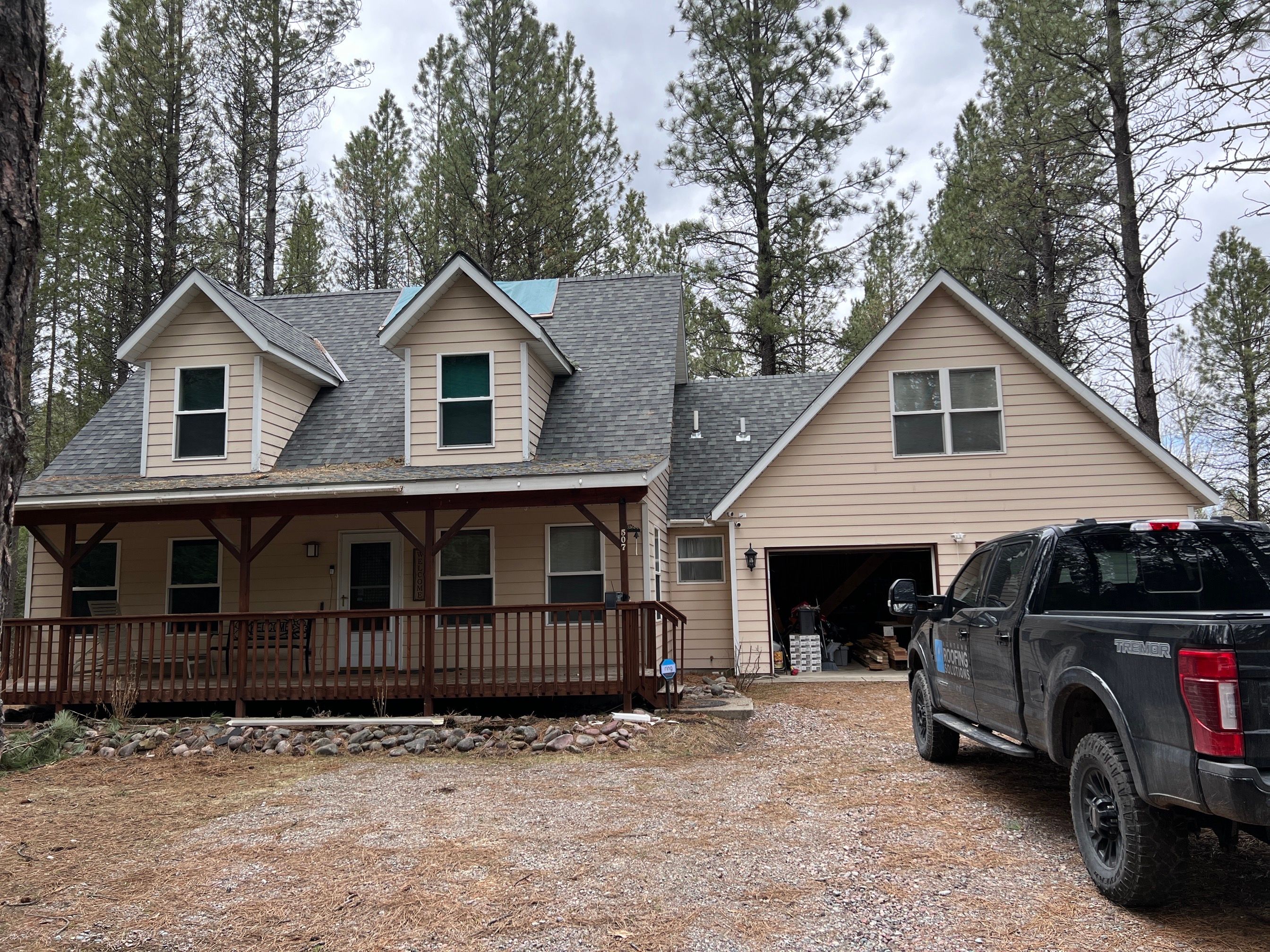 Green Snap Lock Standing Seam  by Montana Roofing Solutions