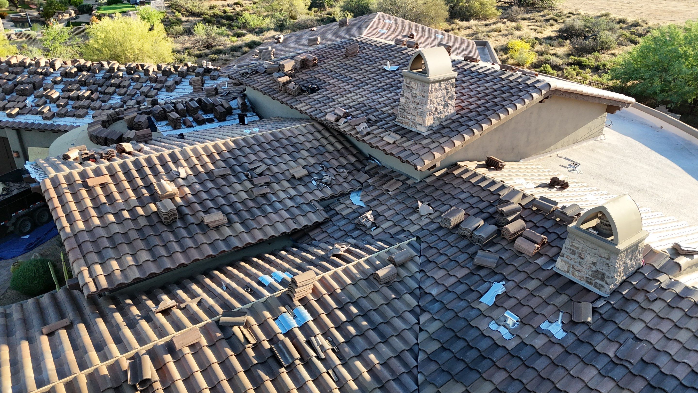 Project in Scottsdale by Saint Roofing