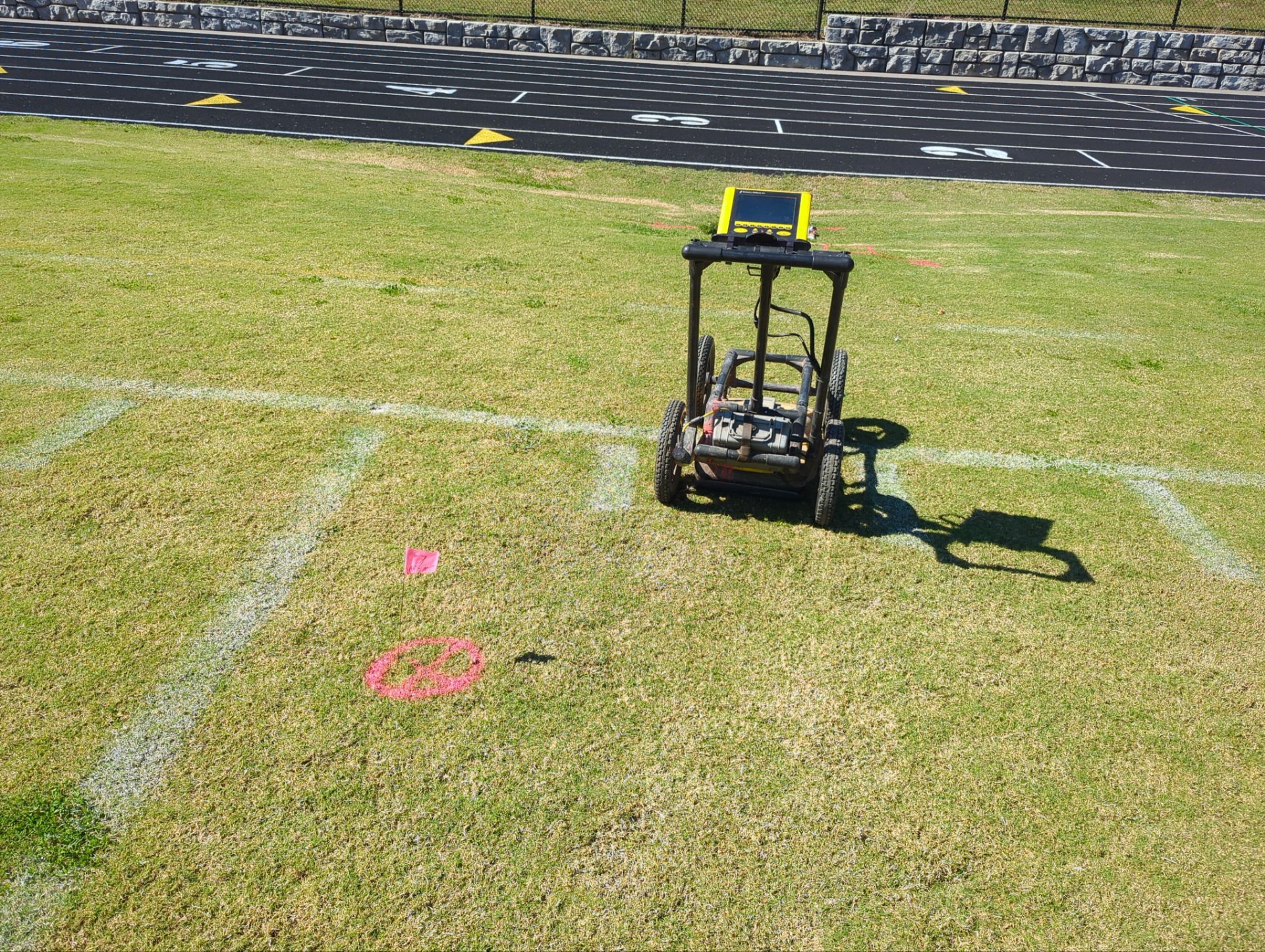 Football Field - Utility Locate and GPR Investigation by Alsip Locating Service, LLC