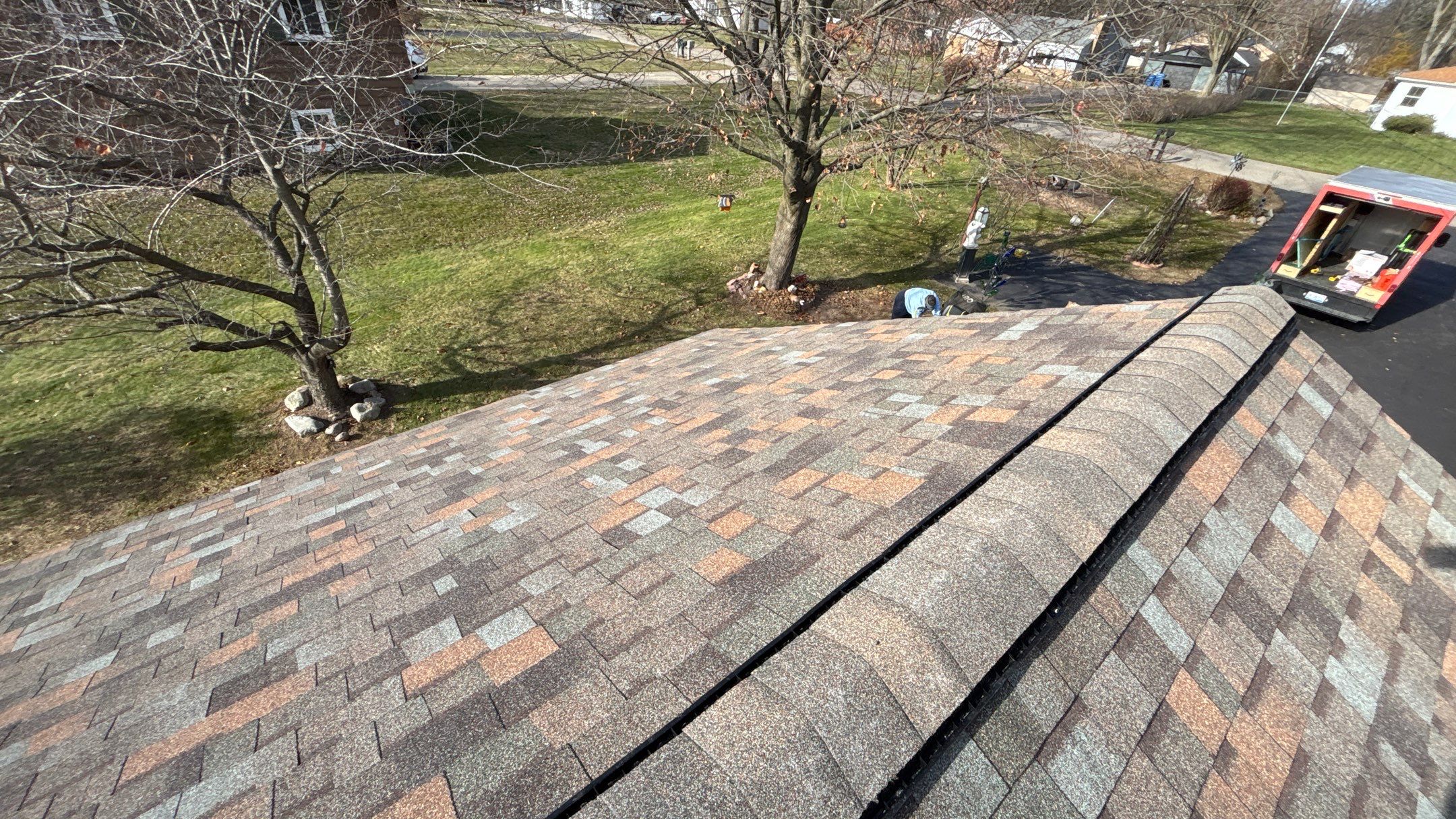Roof Replacement using Owens Corning Aged Copper by 180 Contractors