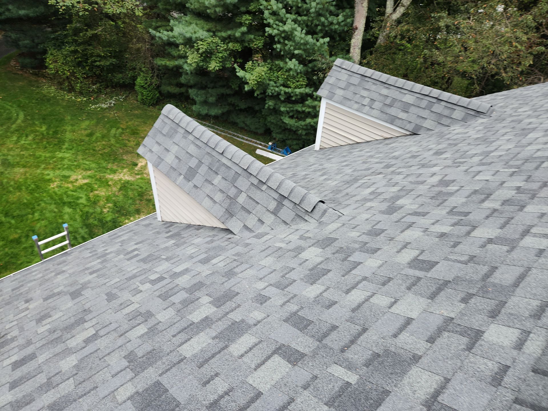 Residential Roofing Installation using Owens Corning TruDefinition Duration - Estate Gray by A Plus Exterior