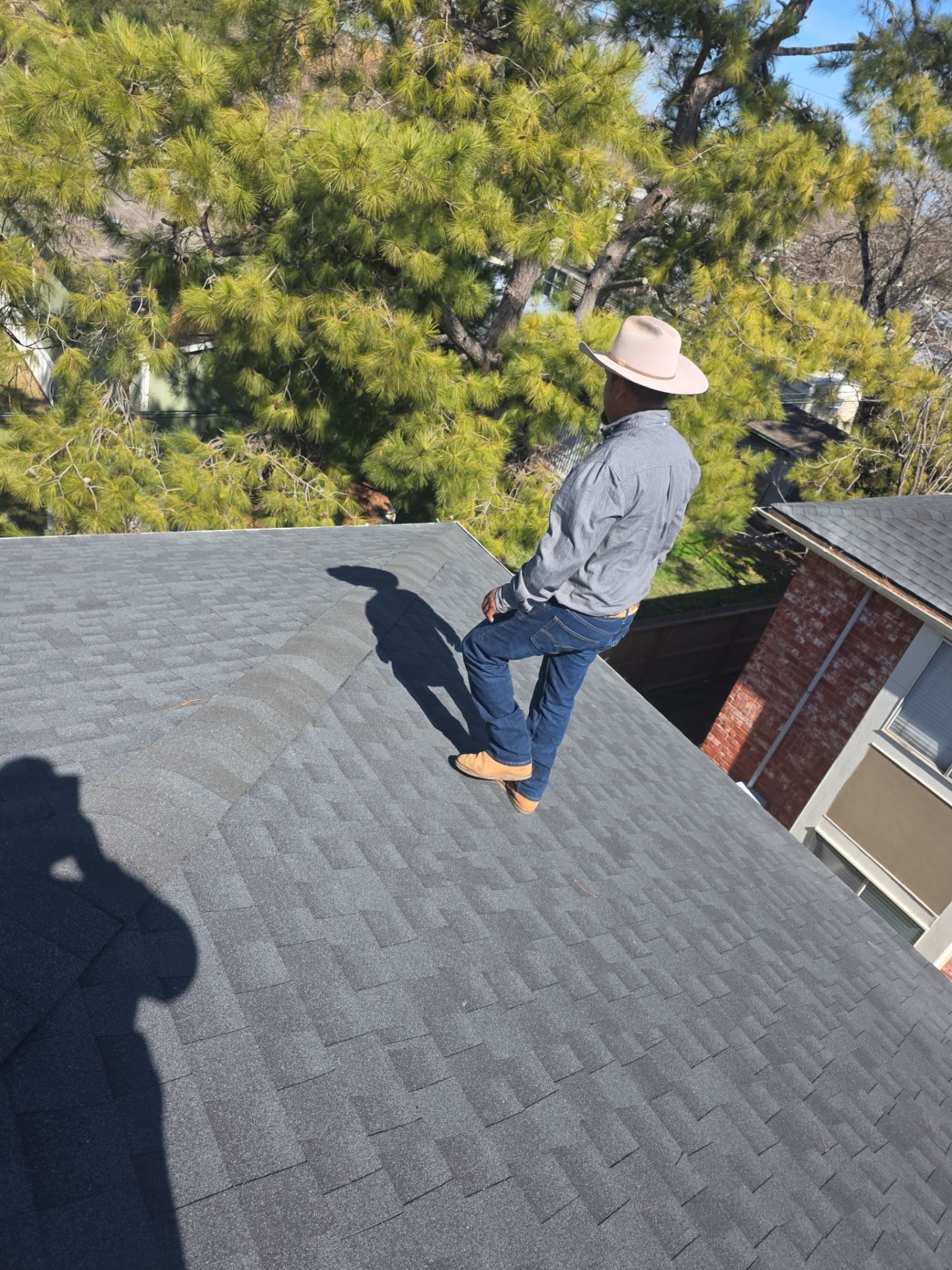 Our salesmen actually WORK for you! by REPS Austin Area Roofer