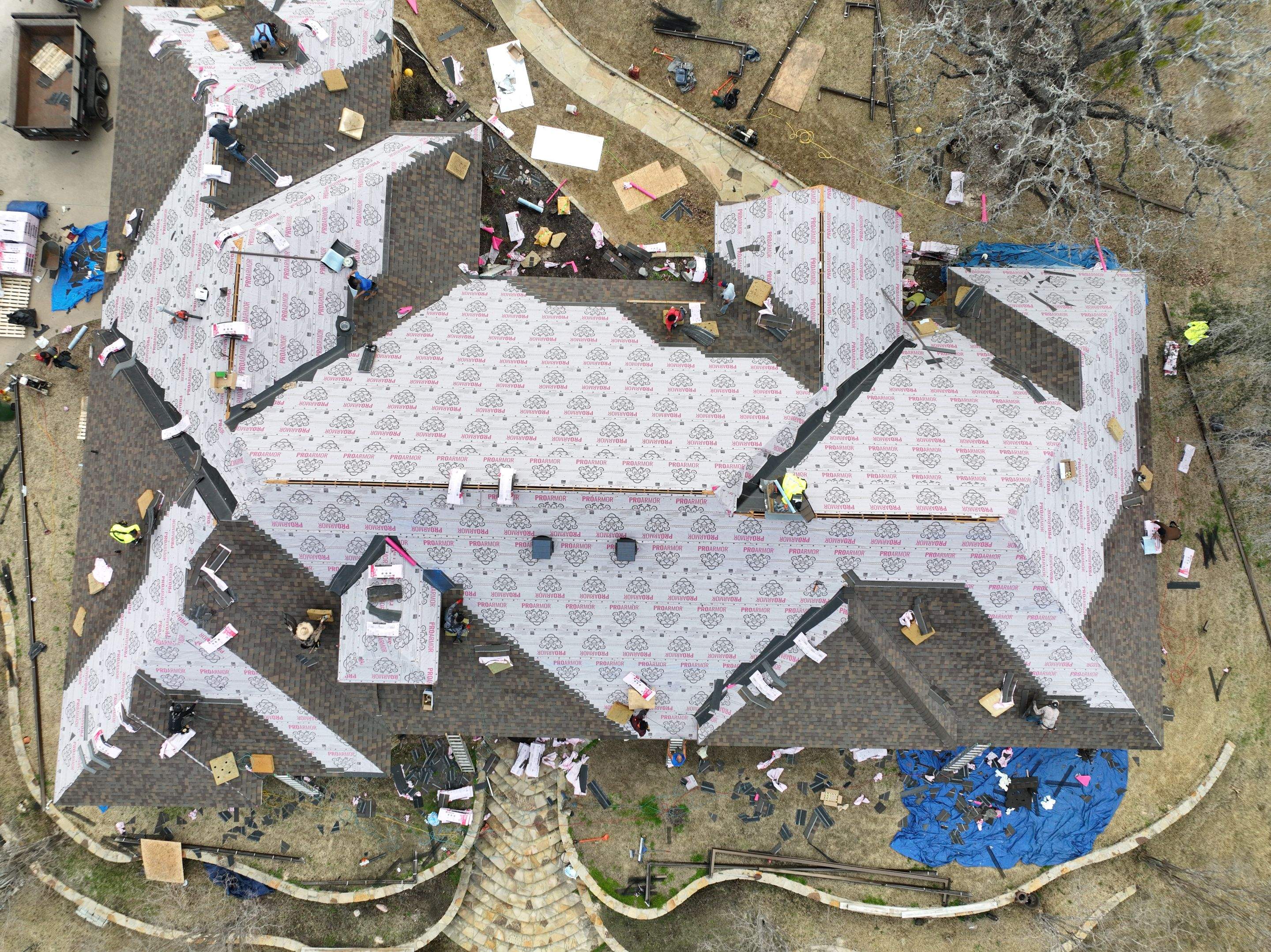 Residential Roofing Installation using Owens Corning Duration by Becker Roofing and Exteriors