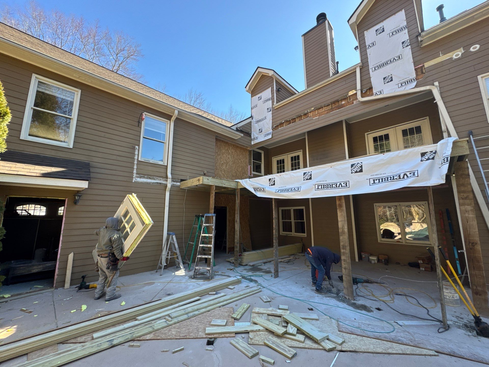 Elevated Deck and Screened-In Porch Replacement in Powder Springs by Swift Home Renovations