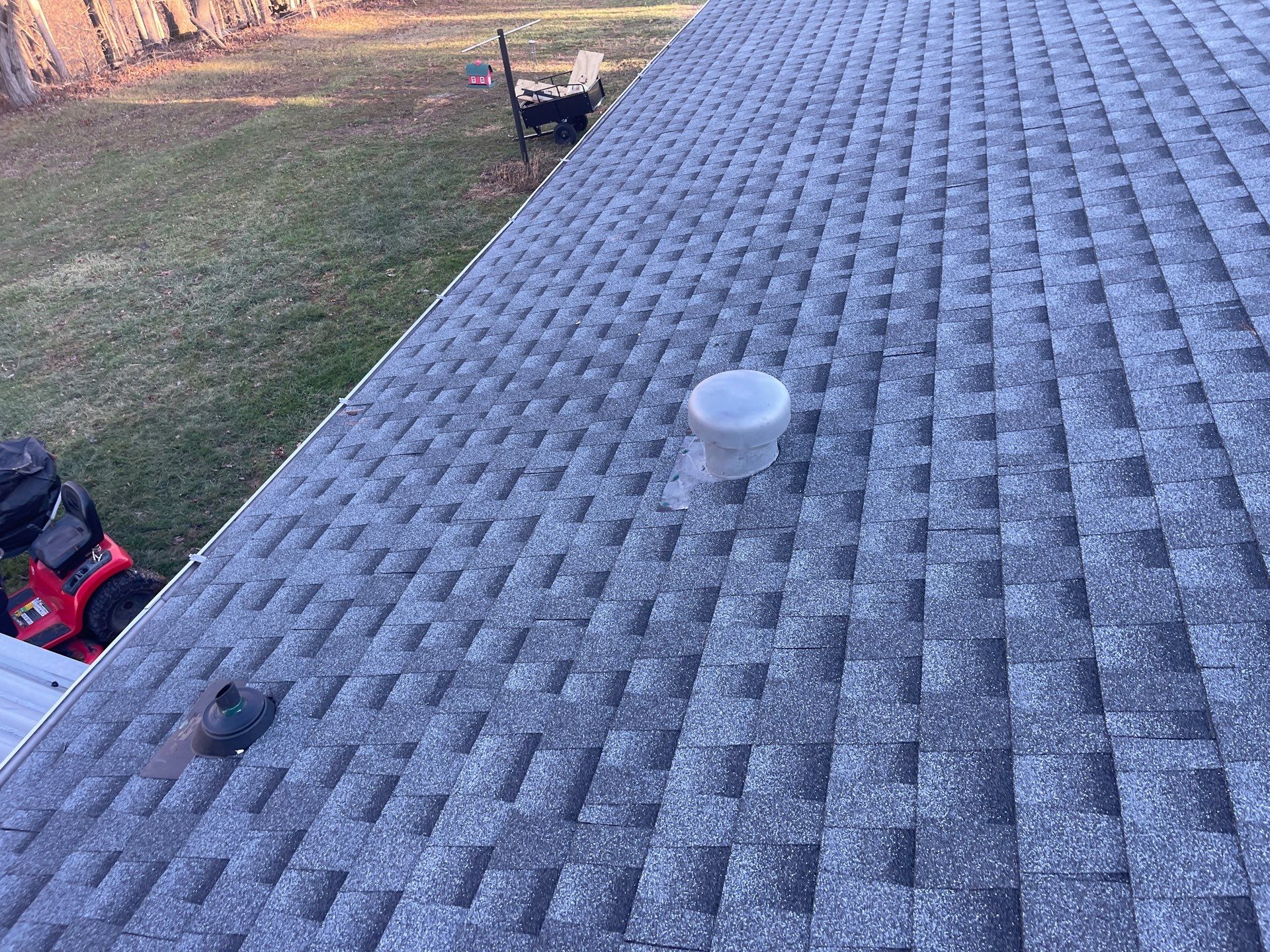 Residential Roofing Installation using GAF Timberline HDZ Pewter Gray by Rainstoppers Roofing