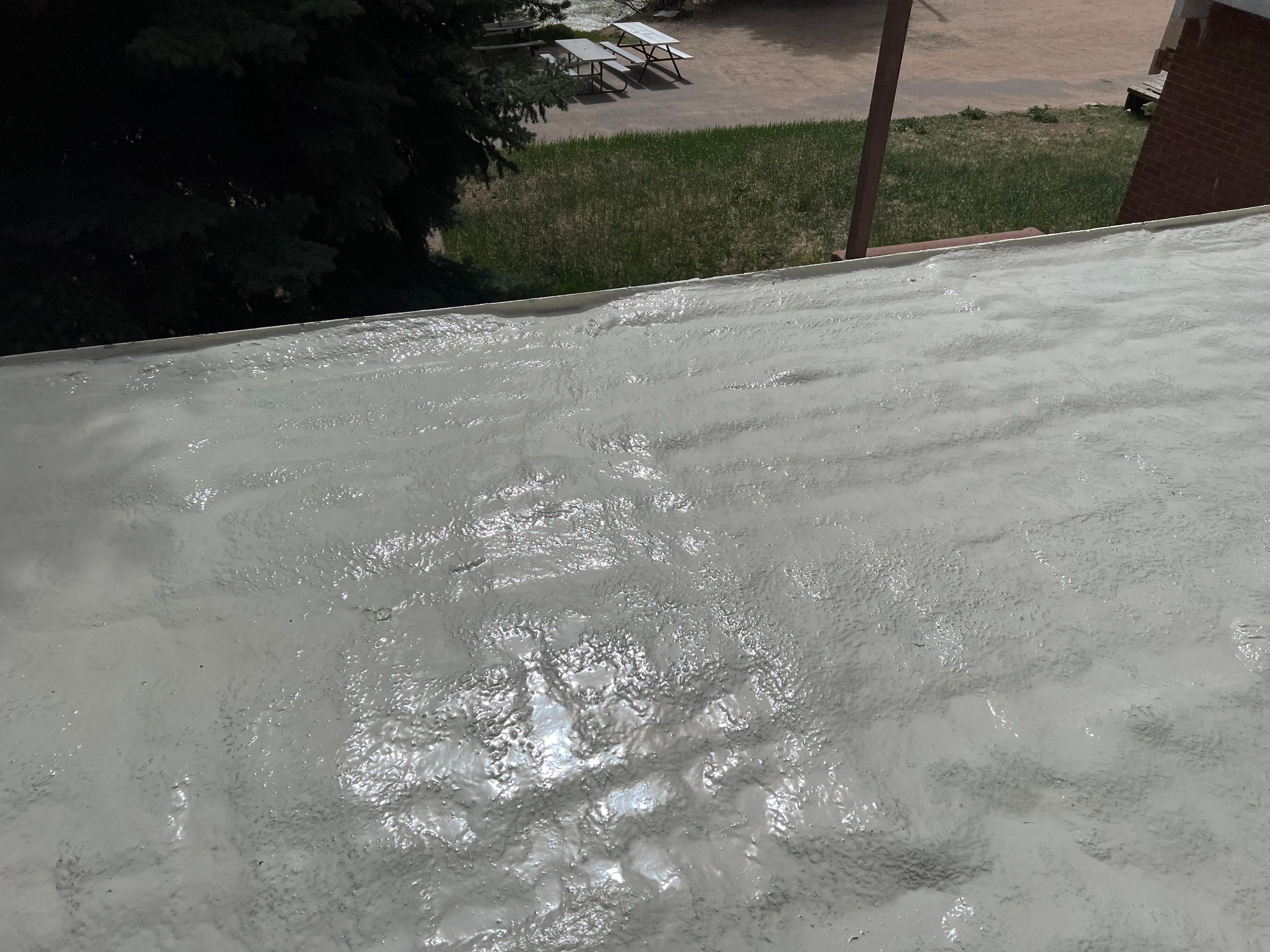 Commercial Roofing Installation using CASTAGRA ECODUR COATING by A to Z Roofing