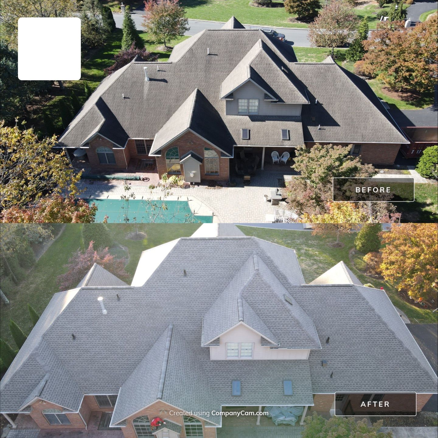 GAF SYSTEM INSTALL WEATHERED WOOD  by Teflon Roofing