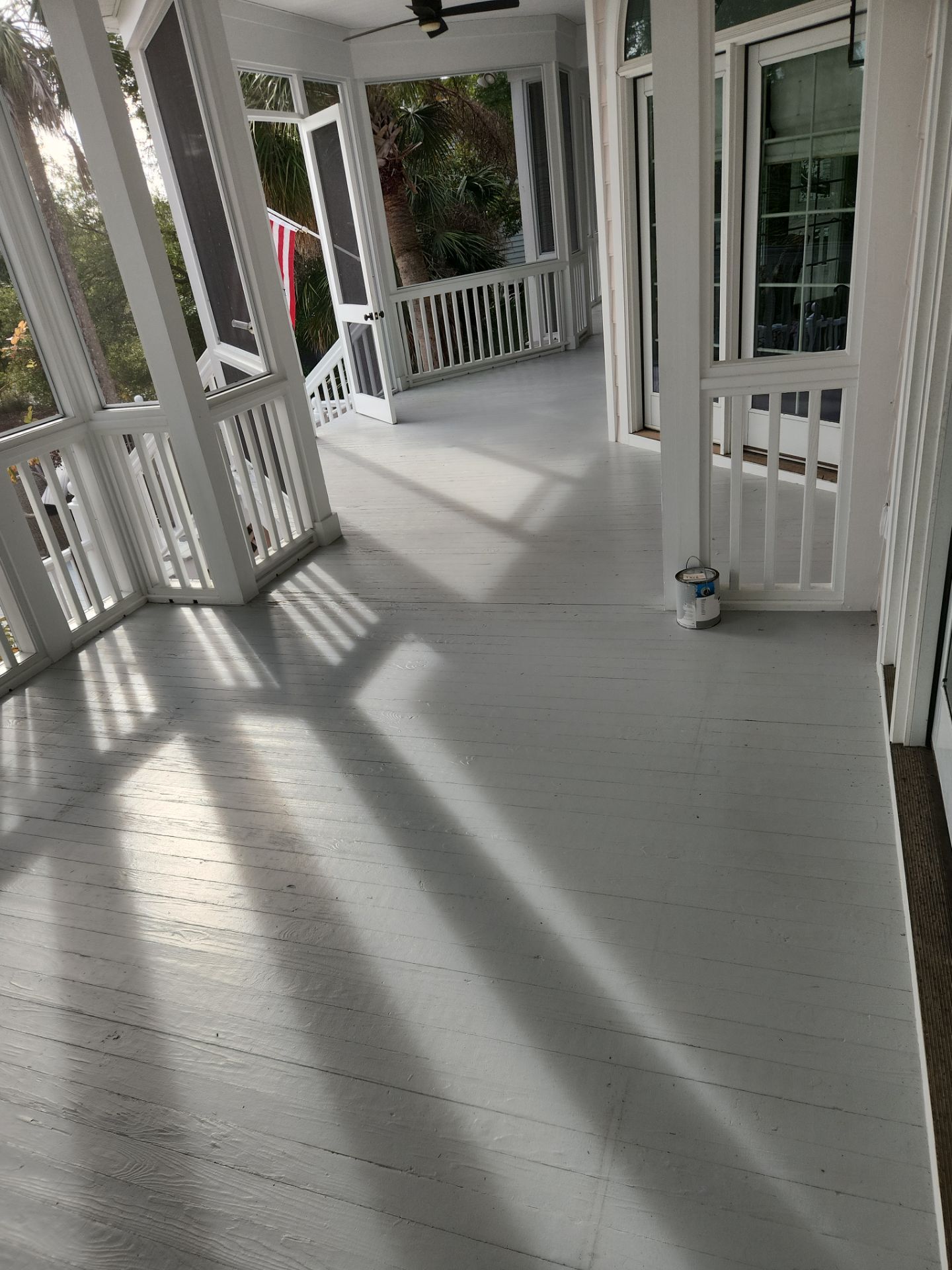 Painted Deck using AcryFin by DuraSeal