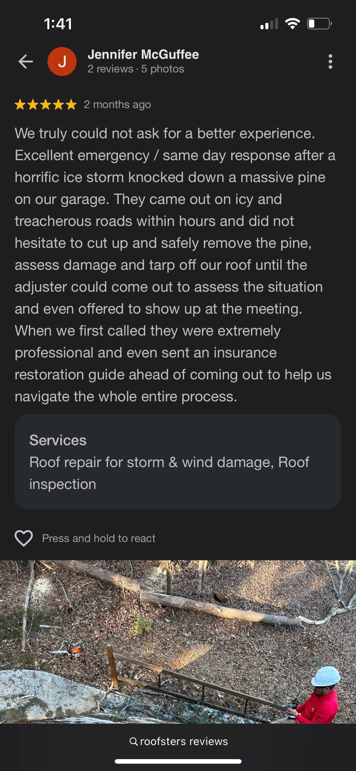 Project in Salem, SC by Roofsters