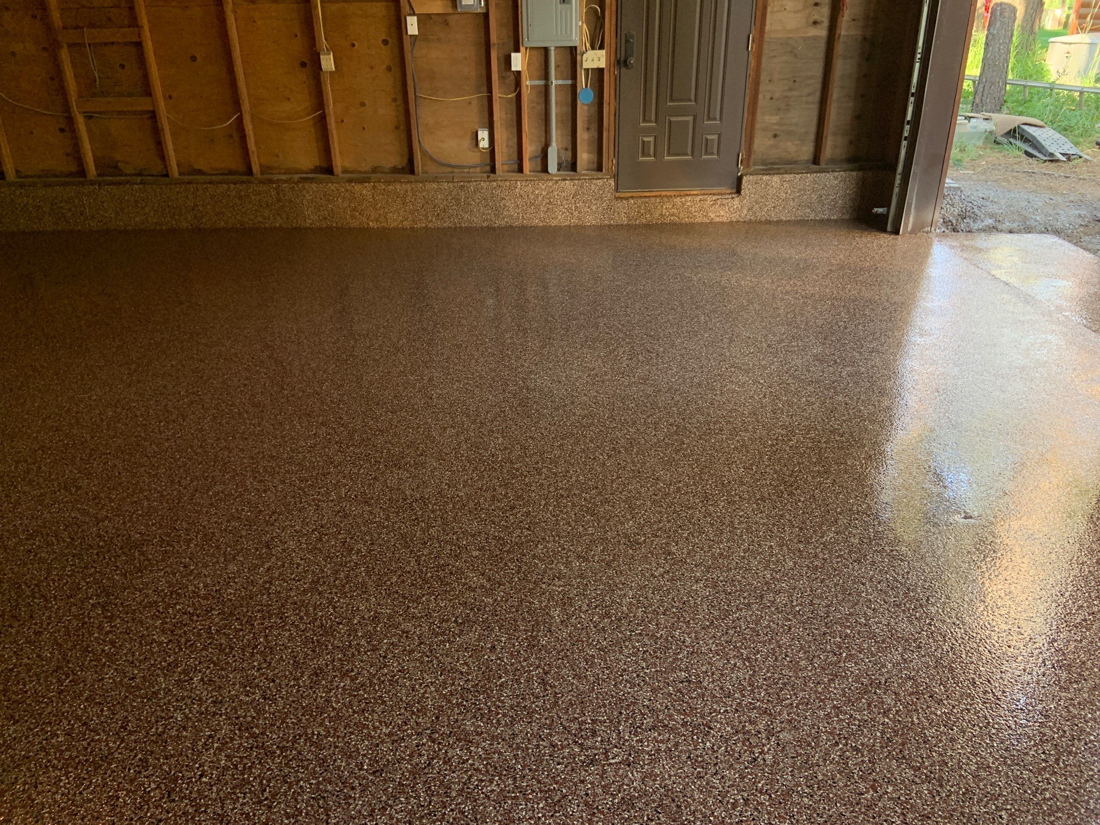 Countertop Transformation using Galaxy Colorway by Croc Coatings, LLC