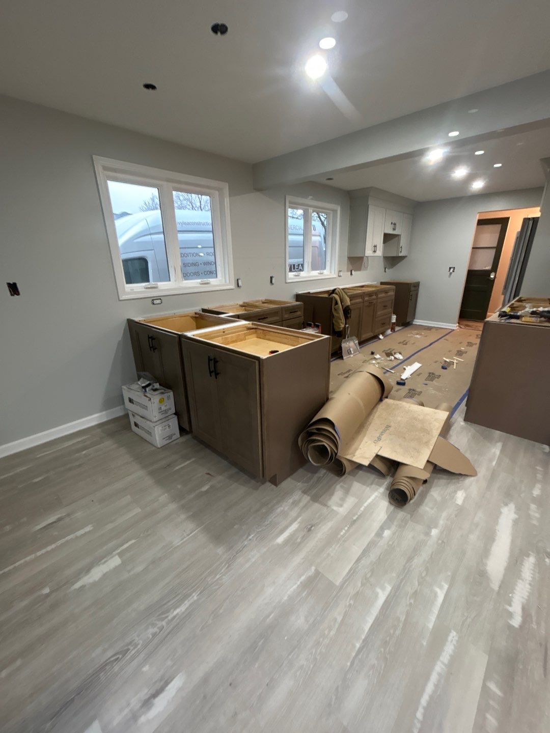 Interior Renovations, Kitchen Remodel, and Window Replacement by Ivy Lea Construction