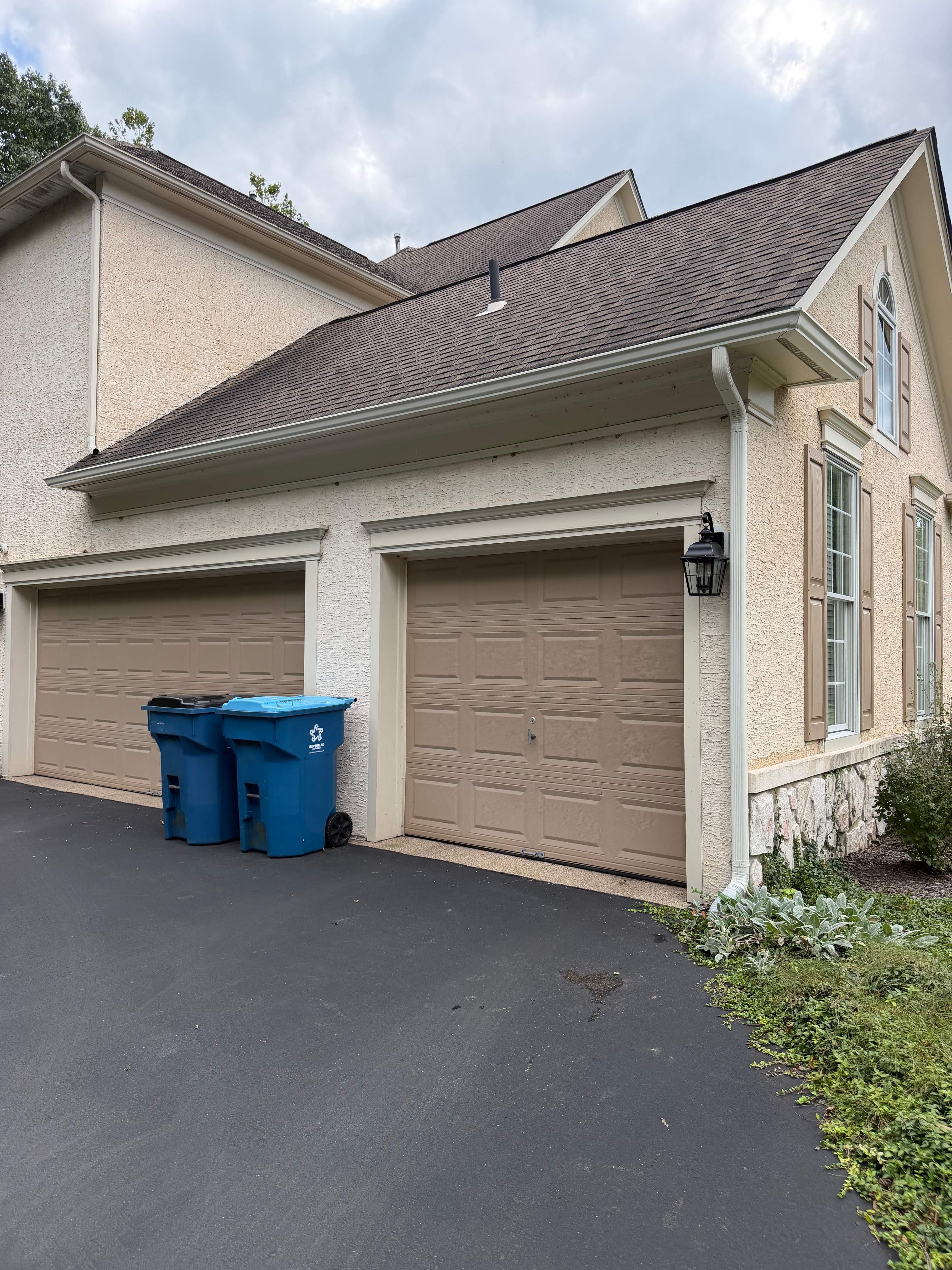 Exterior Gutter for Washington Crossing Garage by Stofan Construction LLC