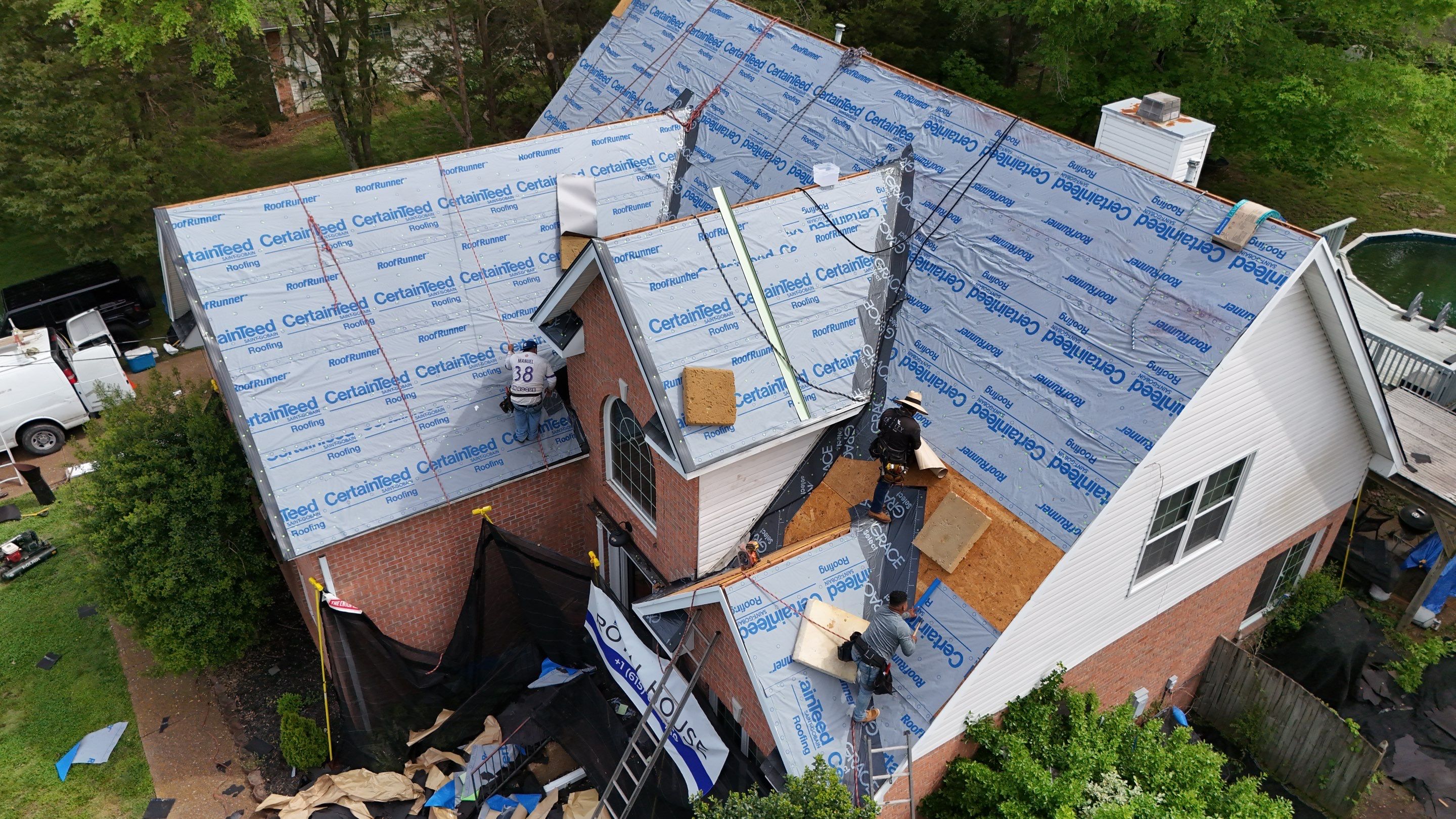 Charcoal Black Re-Roof by Royal House LLC