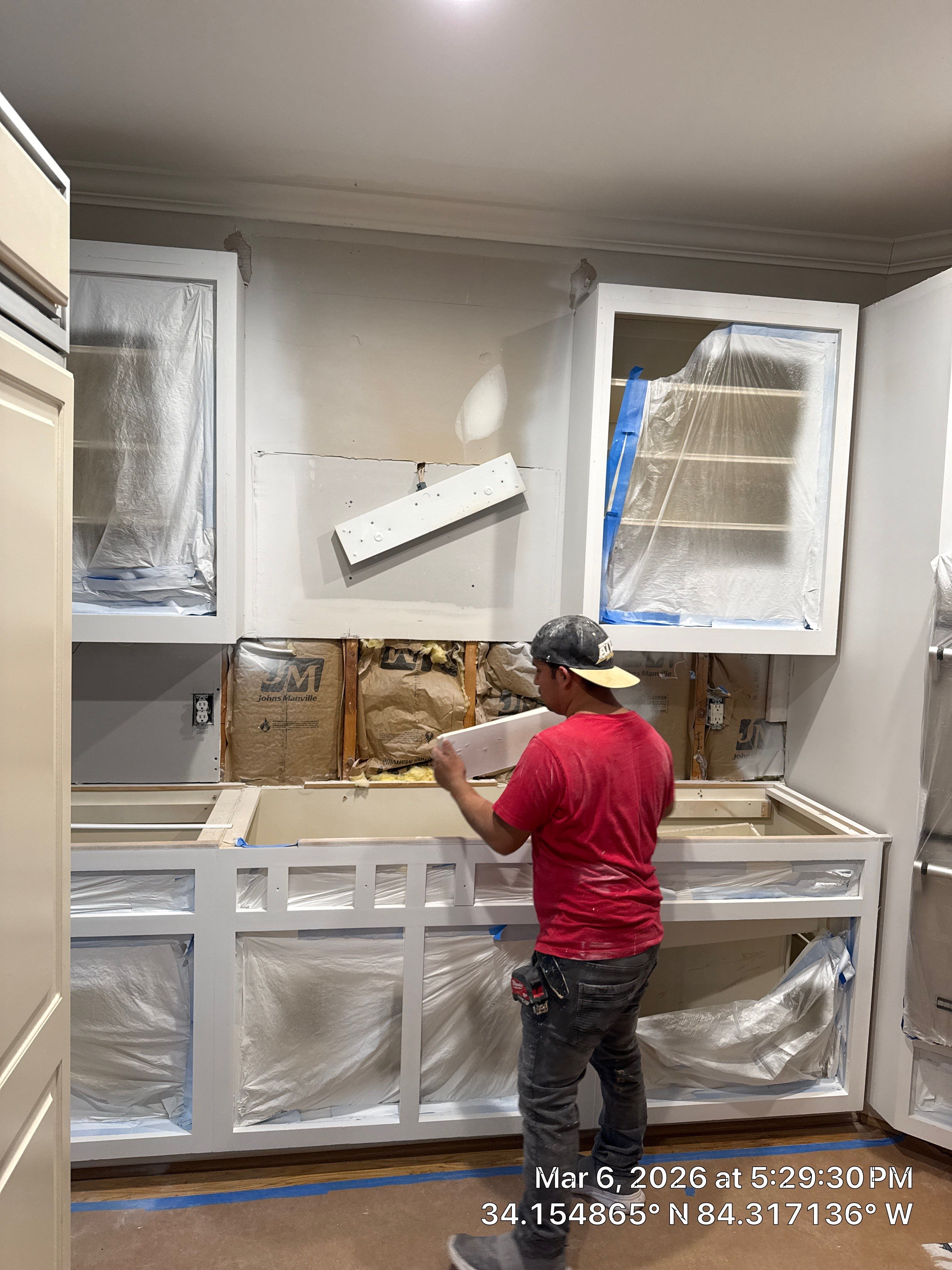 Alpharetta Kitchen Remodel Featuring Double Islands and White Quartz by Heart & Home Kitchen & Bath Remodeling LLC