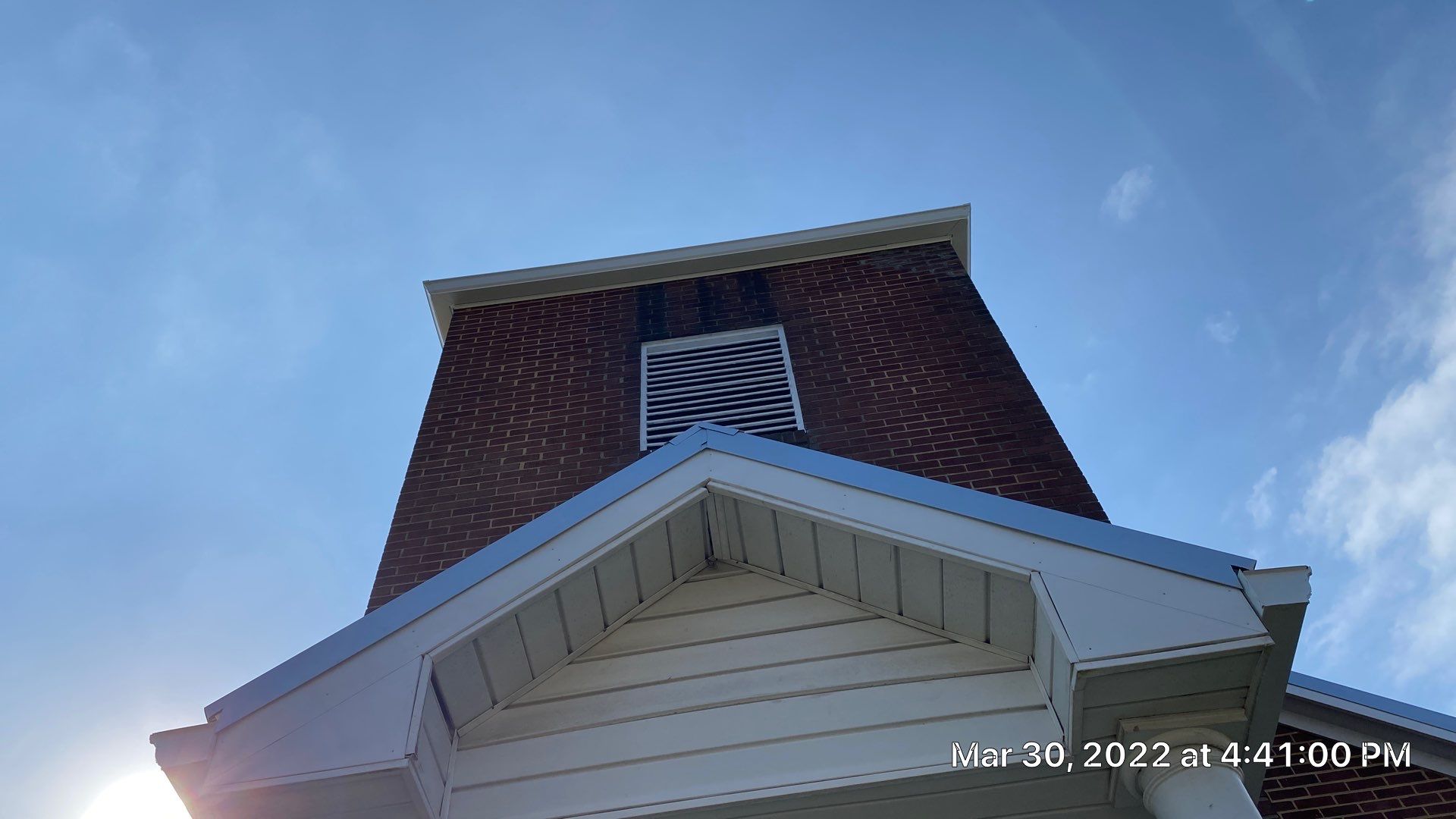 Primitive Baptist Church using Standing Seam Metal by Just In Time Roofing and Restoration