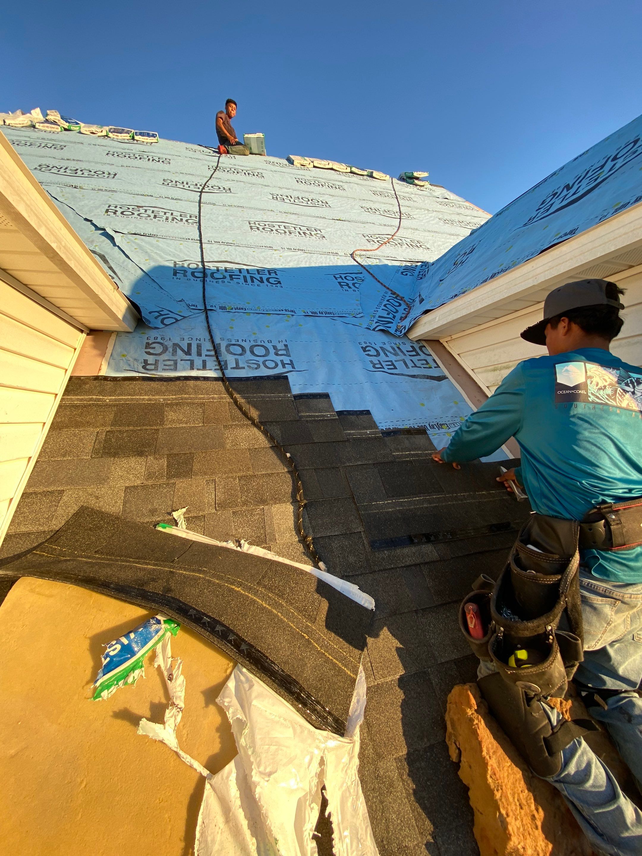 Residential Roofing Repair using Malarkey Vista: Storm Gray by Hostetler Roofing