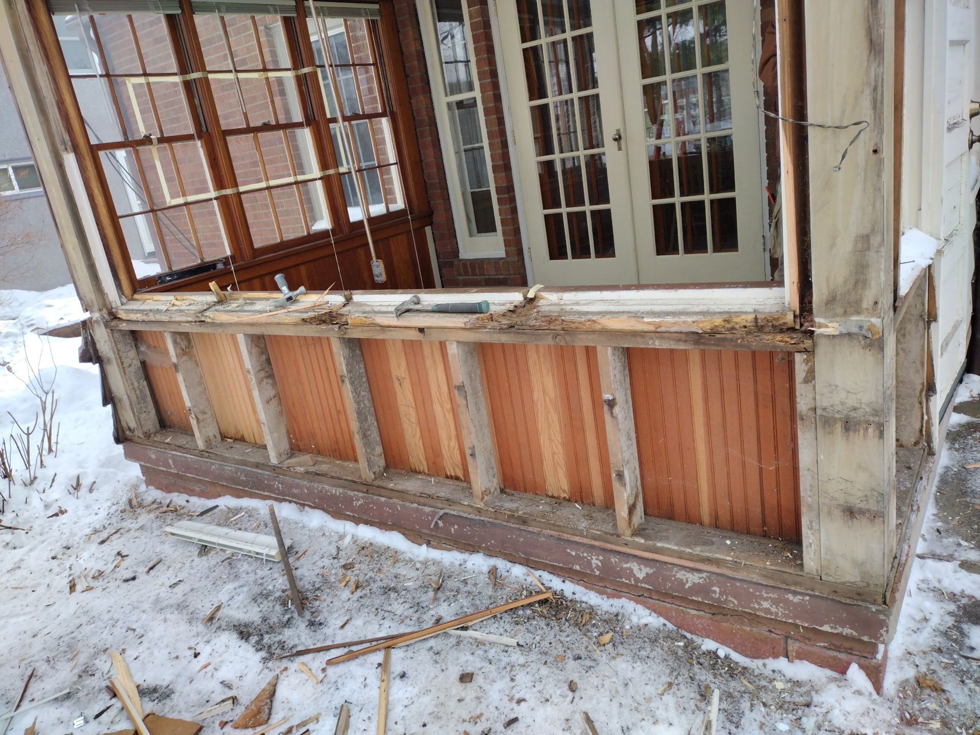 Three-Season Porch Renovation – Complete Structural Transformation by Johnny Five Construction