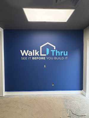 WalkThru NY Dimensional Logo & Window Vinyl