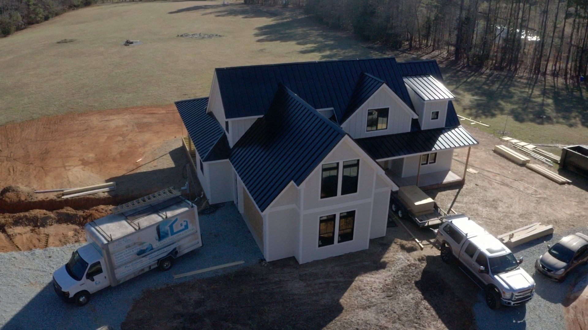 Custom Home Metal Roof Installation by Just In Time Roofing and Restoration