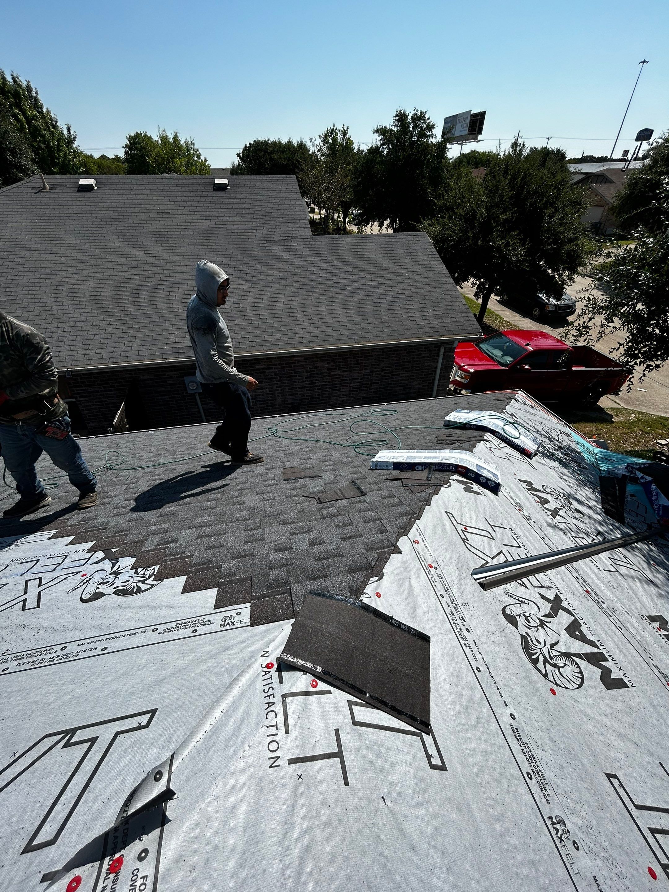 New Roof using GAF HDZ by AquaShield Restoration USA