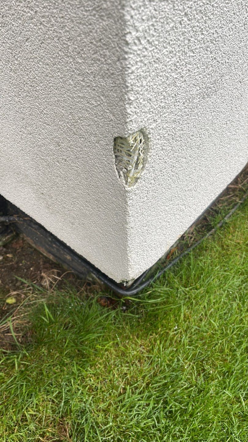 Roof And Render Clean using Honda 15lpm Low Pressure Washing Machine by Ges Exterior Cleaning ltd
