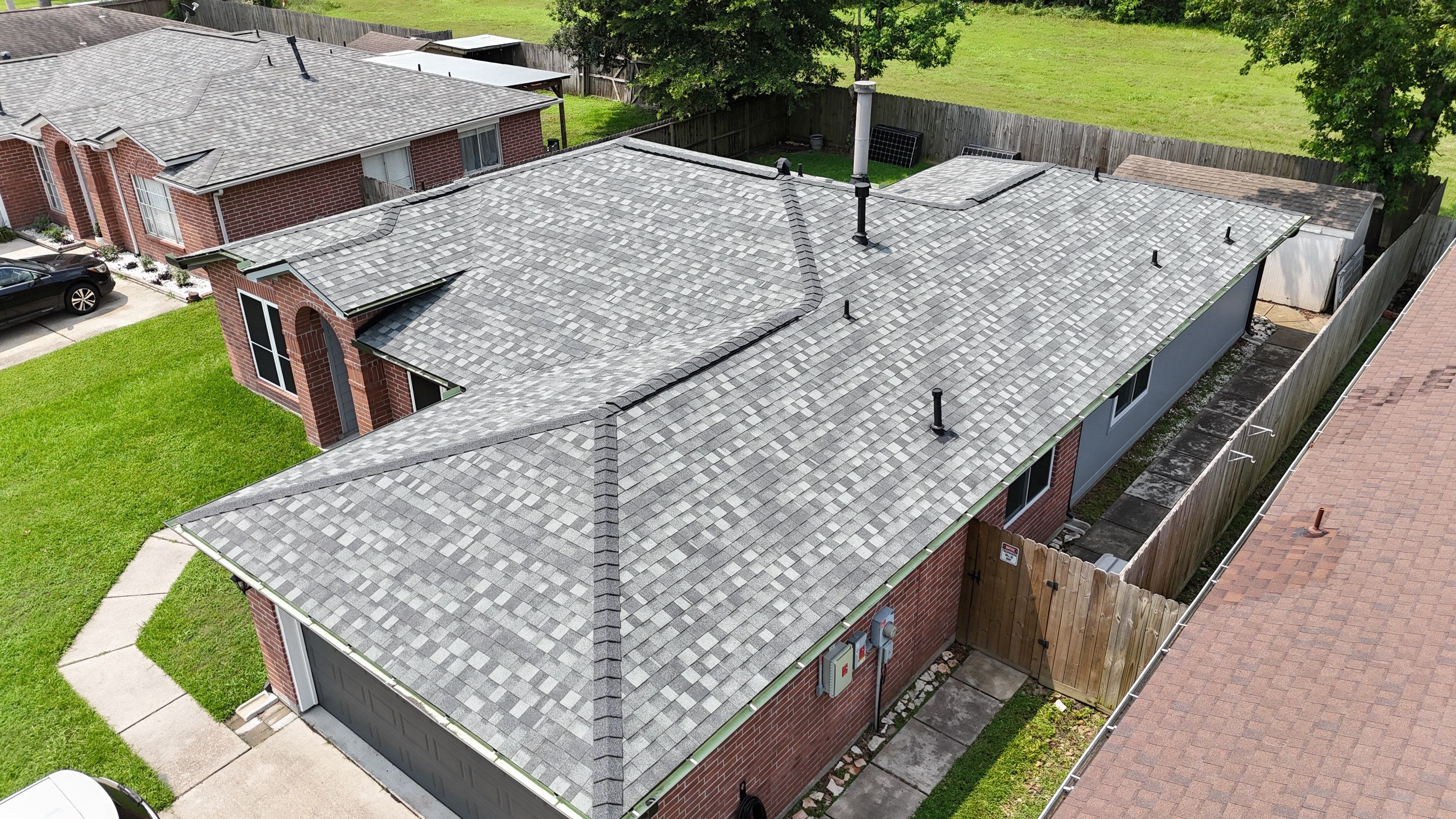 Residential Roofing Installation using IKO Dynasty by Core Four Roofing