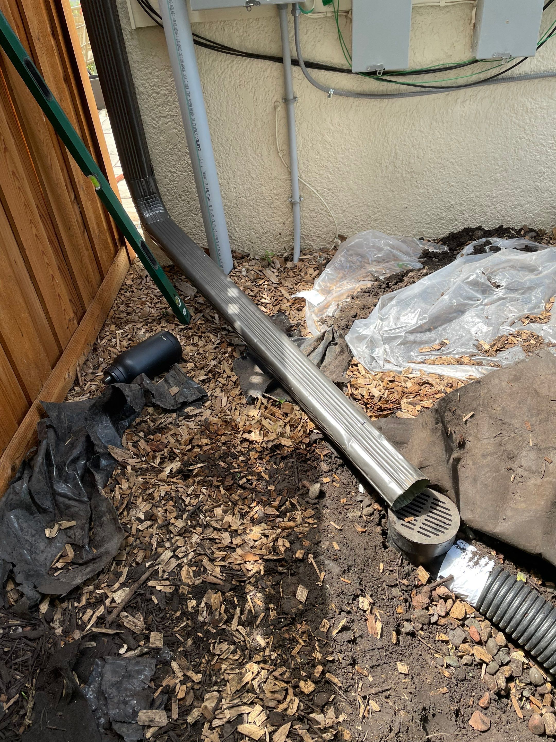 Peter's French Drain and Roof Runoff System Upgrade by Waterproofing Northeast
