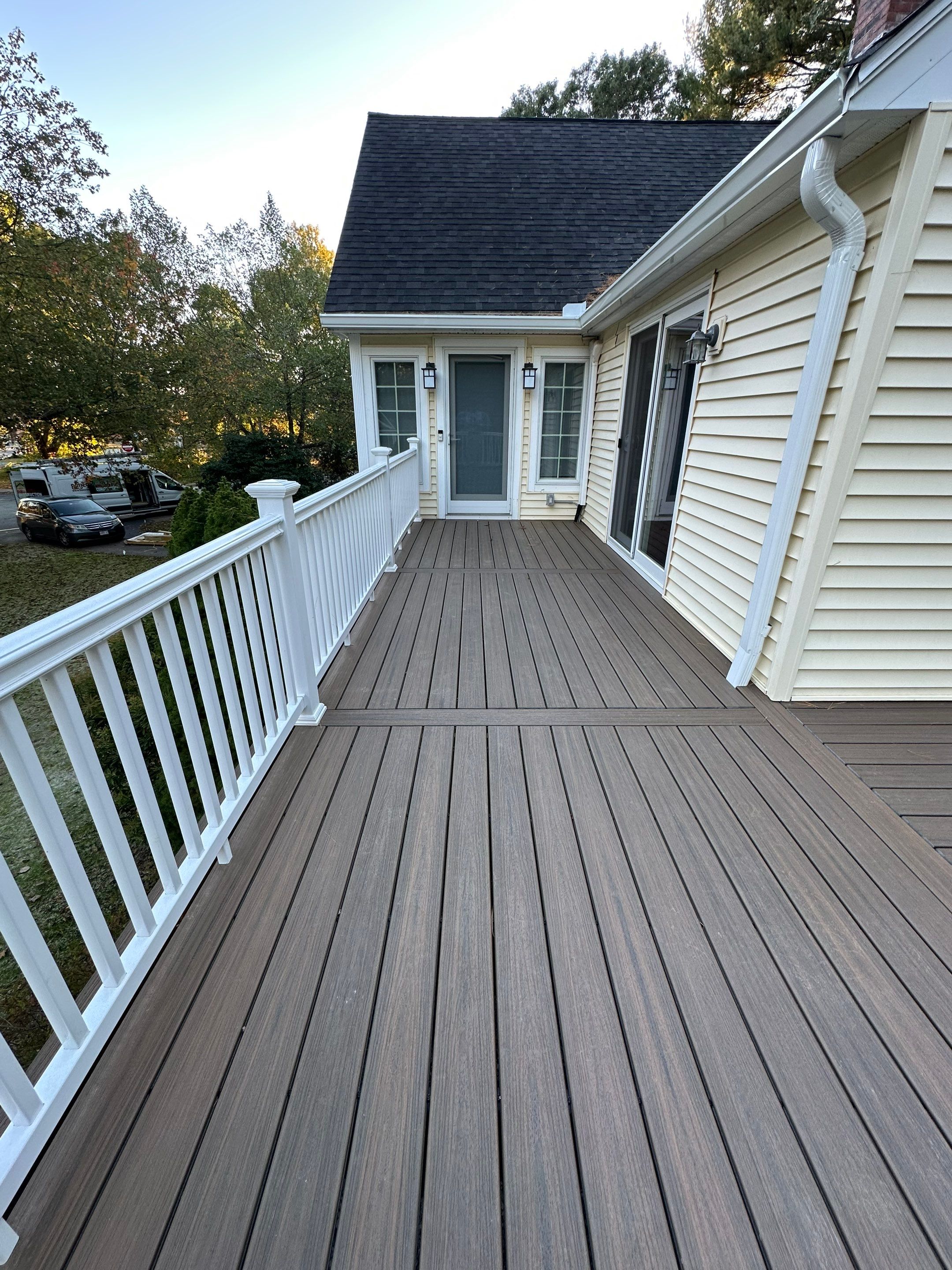 New Deck buit in Medfield MA by UBrothers Construction