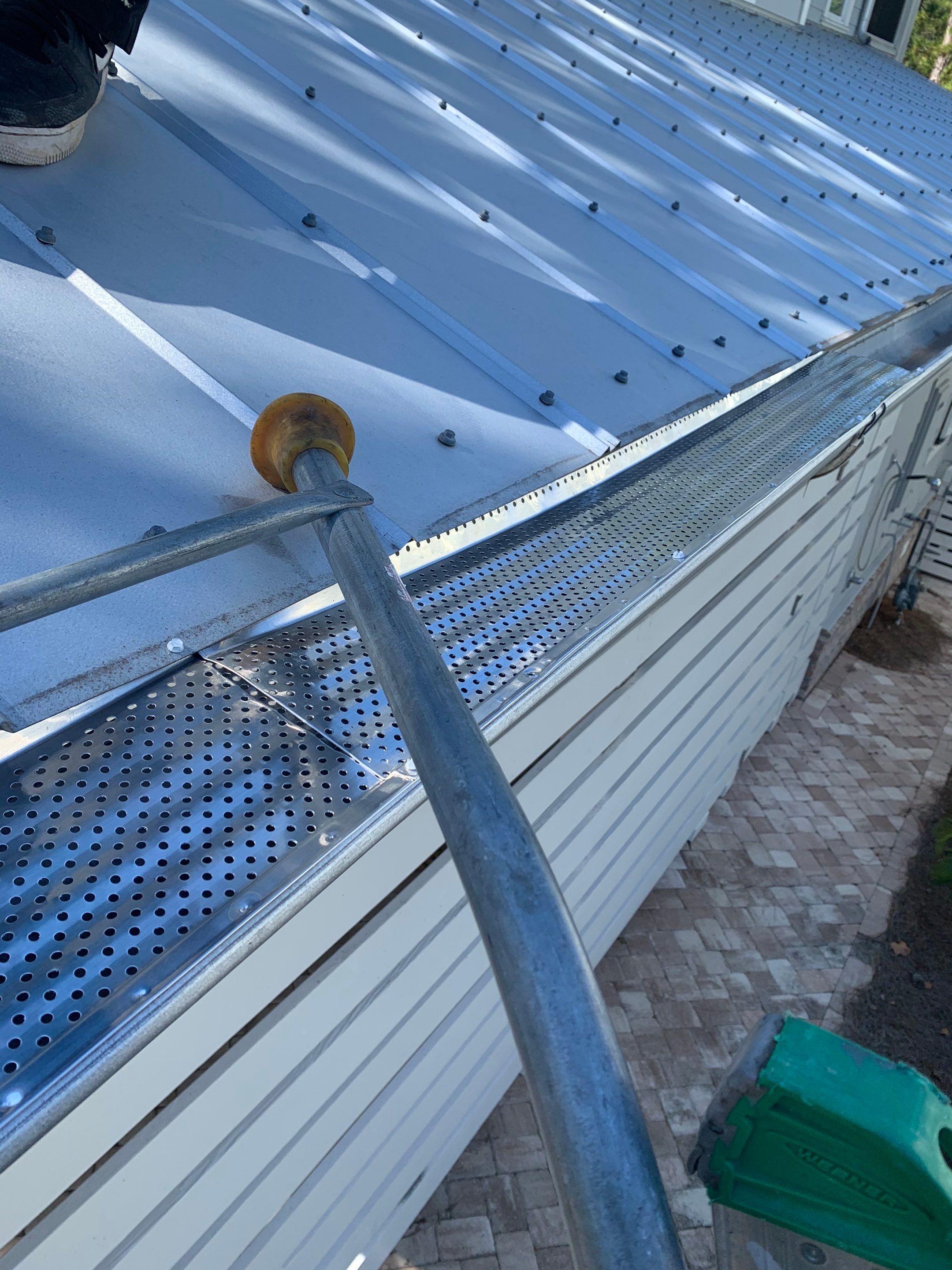 Gutter Guard Installation using LeafBlaster Pro by Gutter Professors