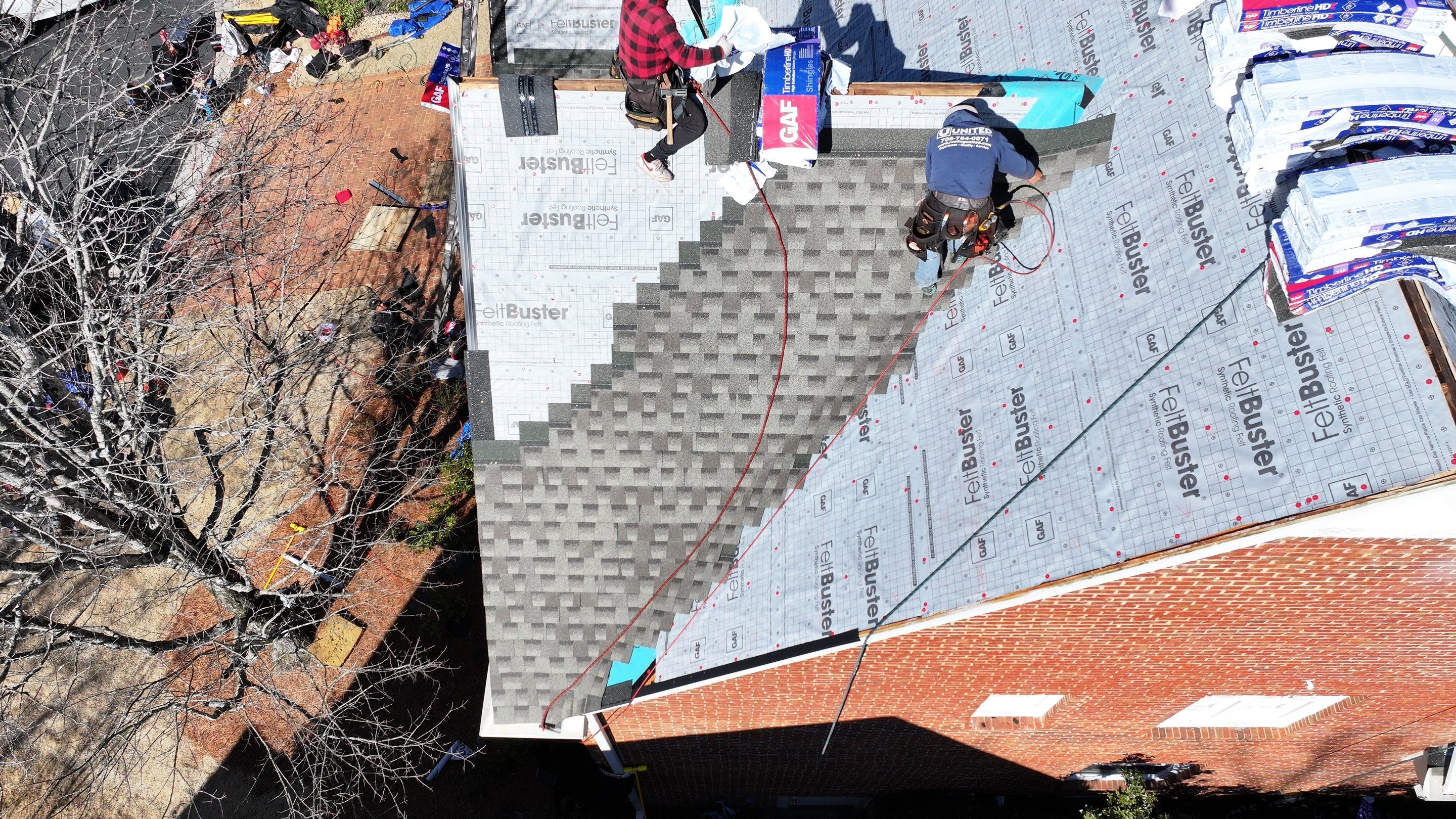 GAF Timberline HDZ in Weathered Wood by Element Pros Roofing, LLC