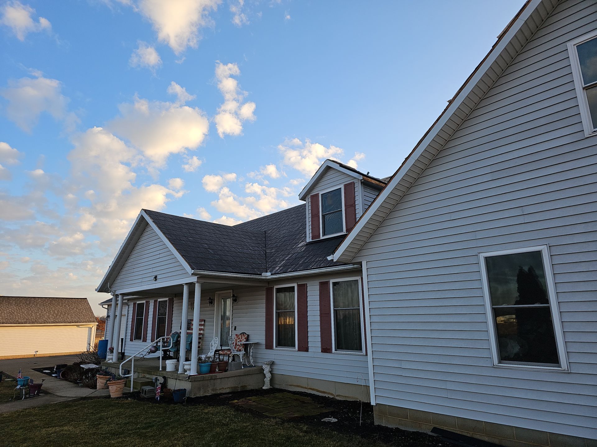 Residential Roofing Installation using Metstar Slate Plus Smooth Black by Nitro Roofing and Construction