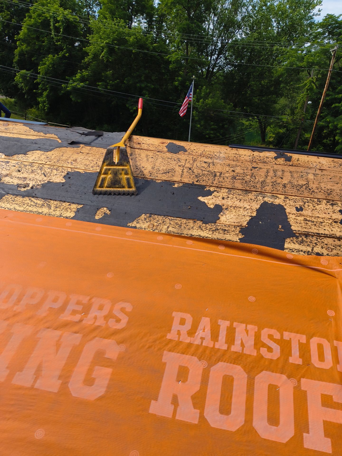 Residential Roofing Installation using GAF Timberline HDZ Oyster Grey by Rainstoppers Roofing