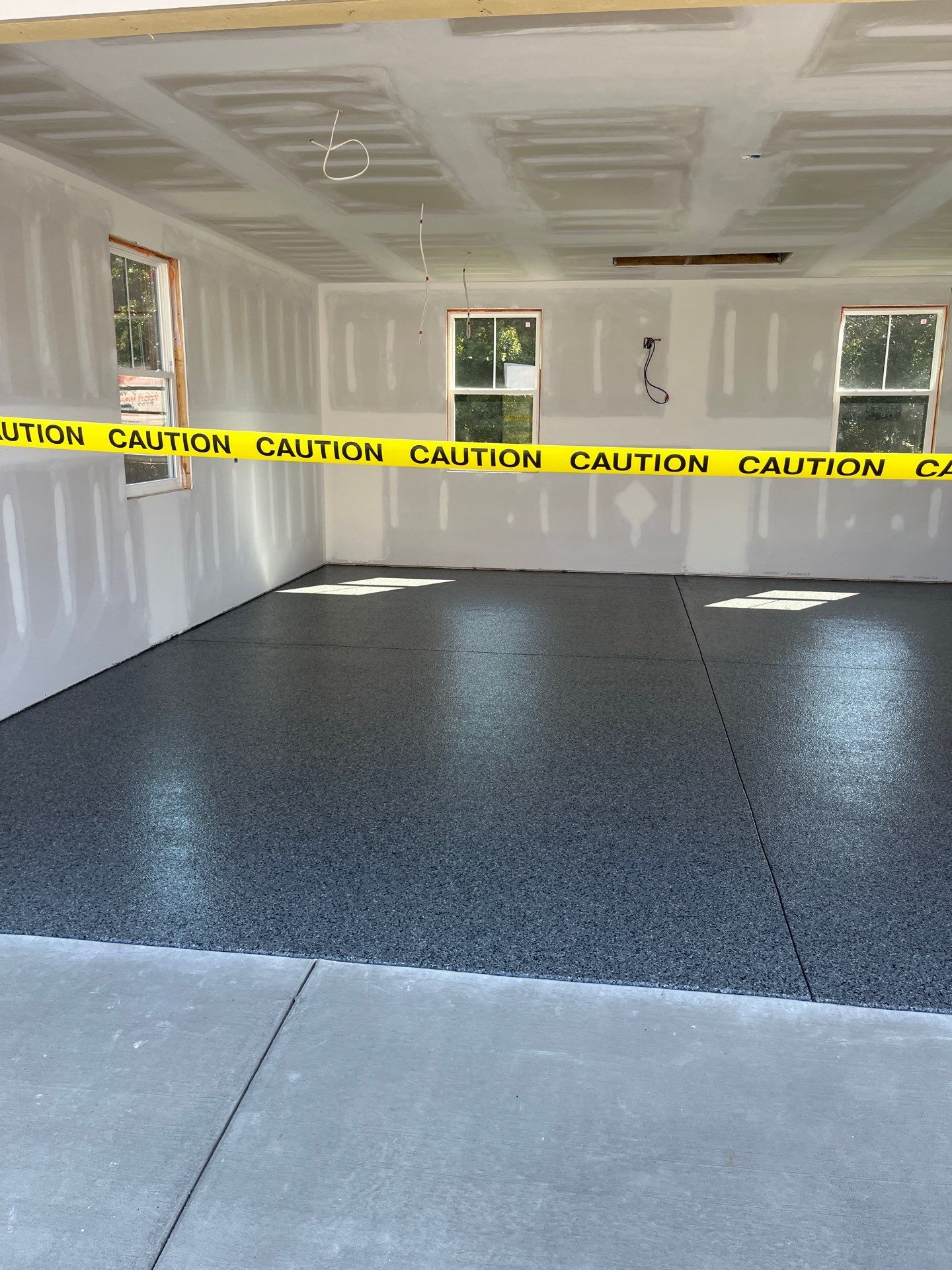 Garage Floor Coating using Nightfall by My Garage Floor Guys