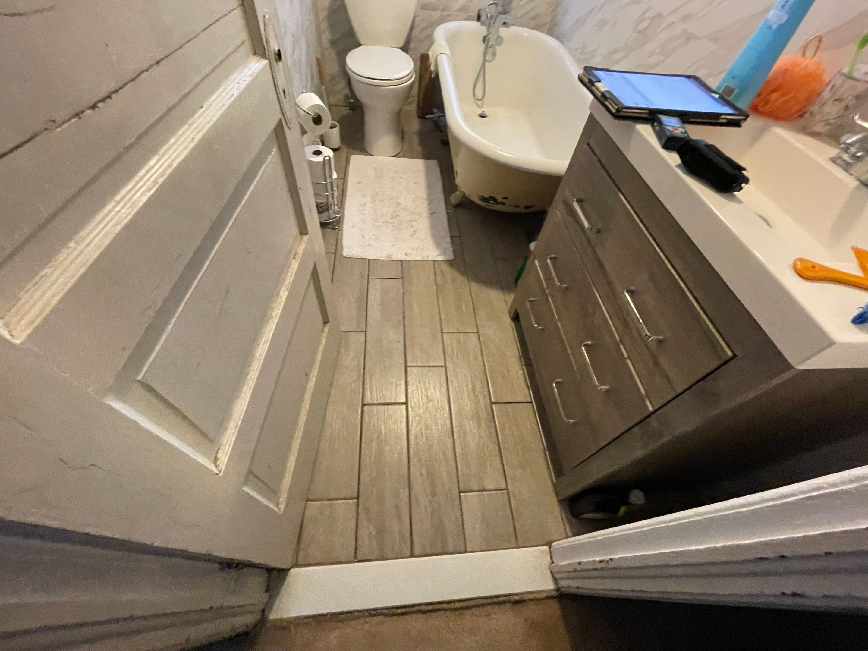 Bathroom Remodel using Tile by Home Concepts Construction