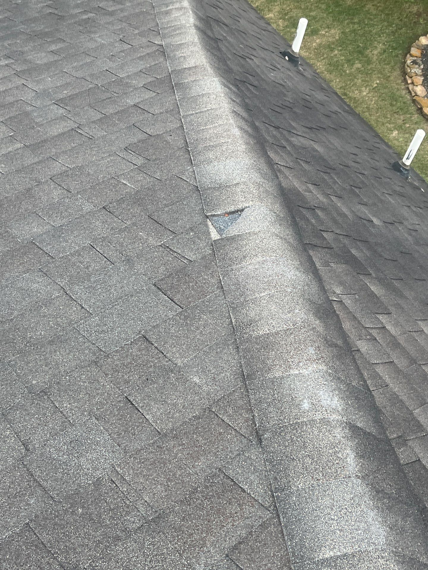 Hail Damage using Owen's Corning Duration (Lifetime) Shingles by Roof Repair Company