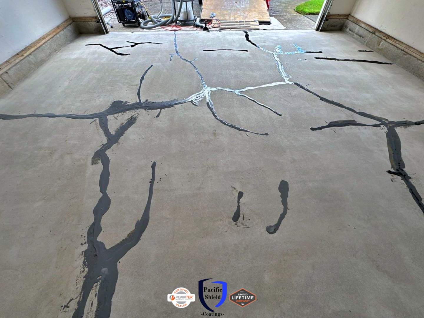 2 Car Garage in Domino by Pacific Shield Coatings, Inc.