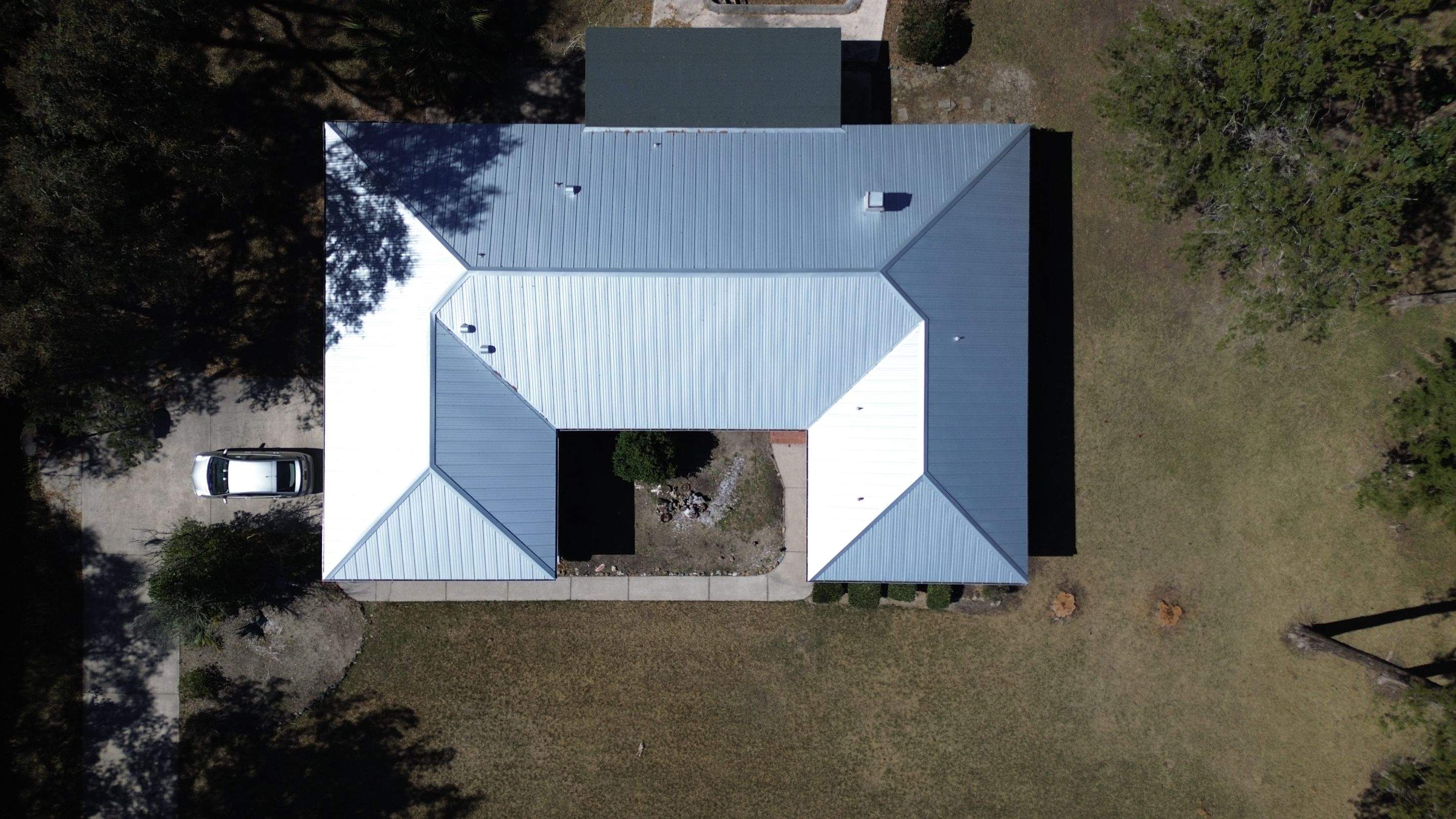 Metal reroof in Gainesville, FL by Brehm Roofing