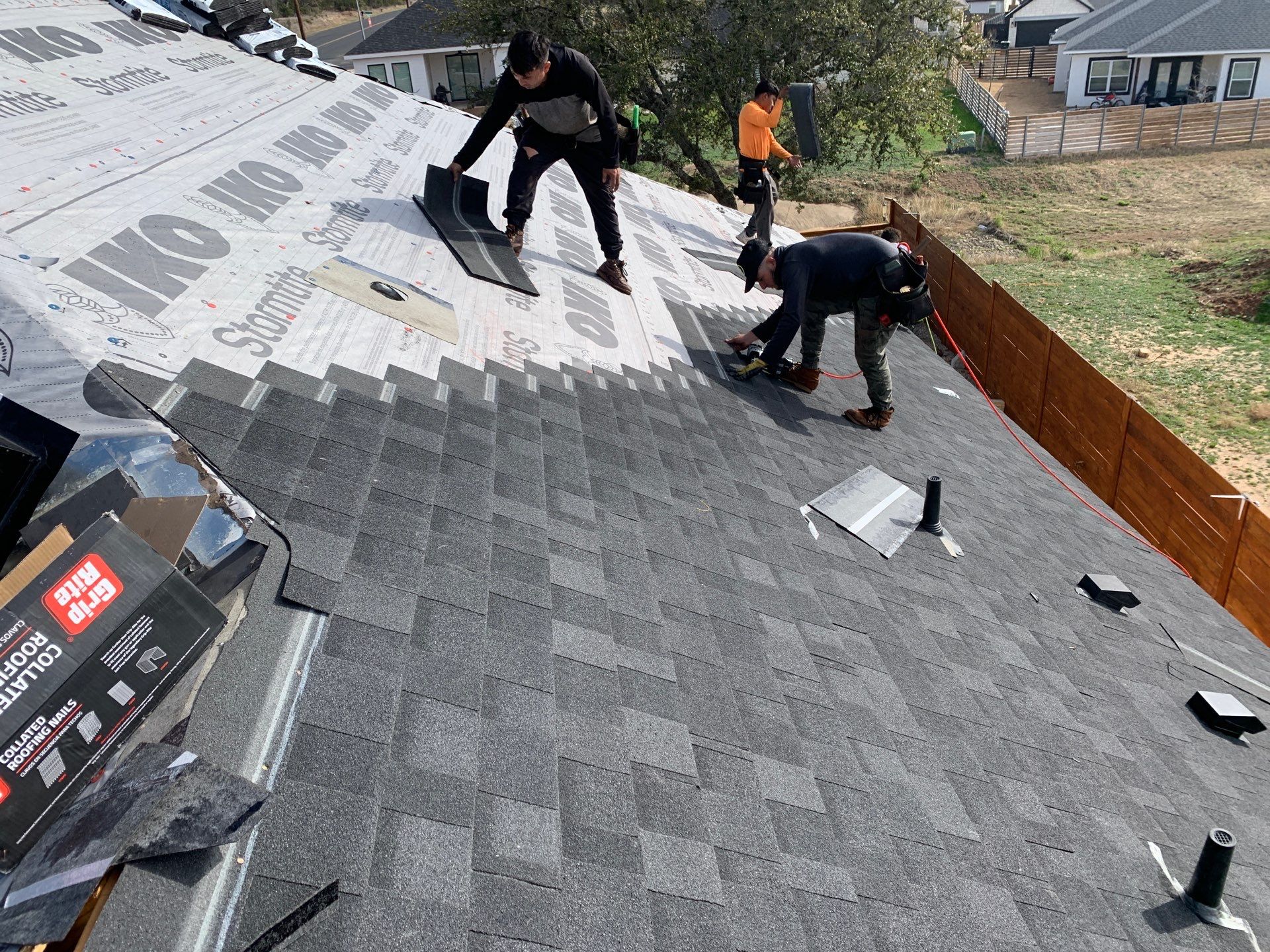Complete Roofing Replacement and Chimney Flashing Repair in Fredericksburg by Caliber Restoration LLC