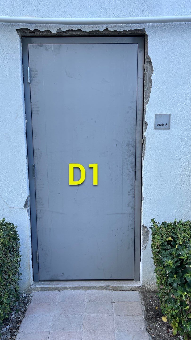 Commercial Stairwell Door Replacement & Hollow Metal Door Retrofit – Pompano Beach High-Rise by The Door Doctor of South Florida, Inc.