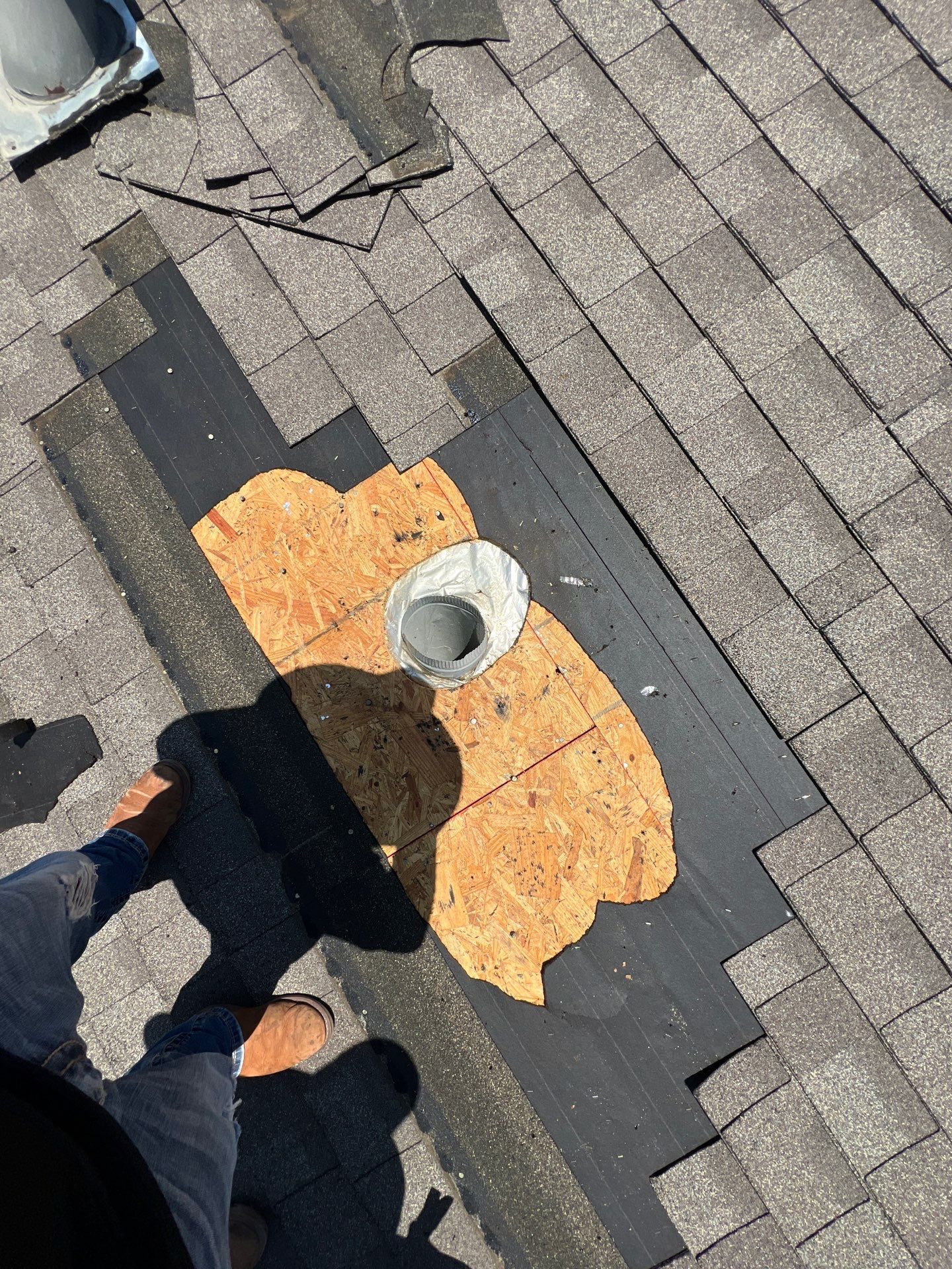 Hail Damage using Owen's Corning Duration (Lifetime) Shingles by Roof Repair Services LLC
