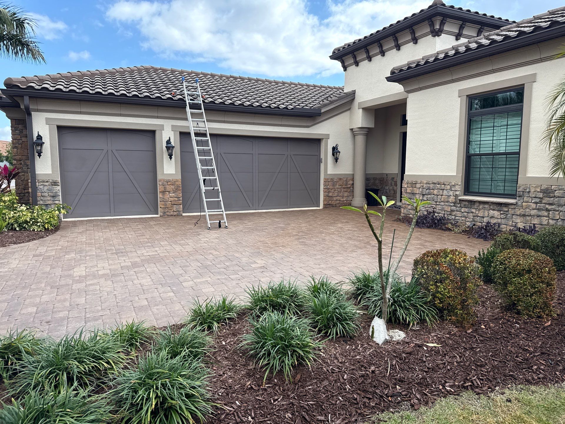 Barrel Tile Roof Cleaning – Lakewood Ranch, FL by Sunshine AquaWash