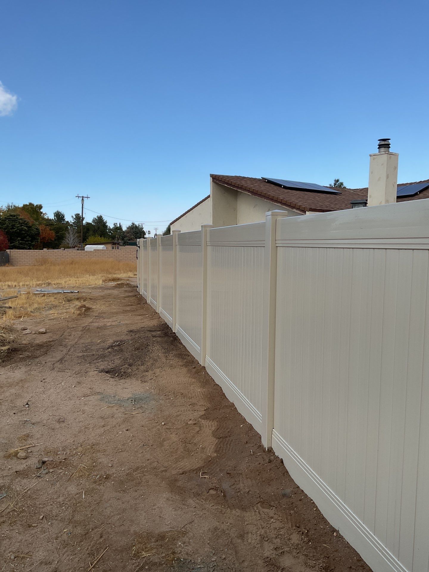 Fence Installation using Vinyl by Fence Guys Inc. 
