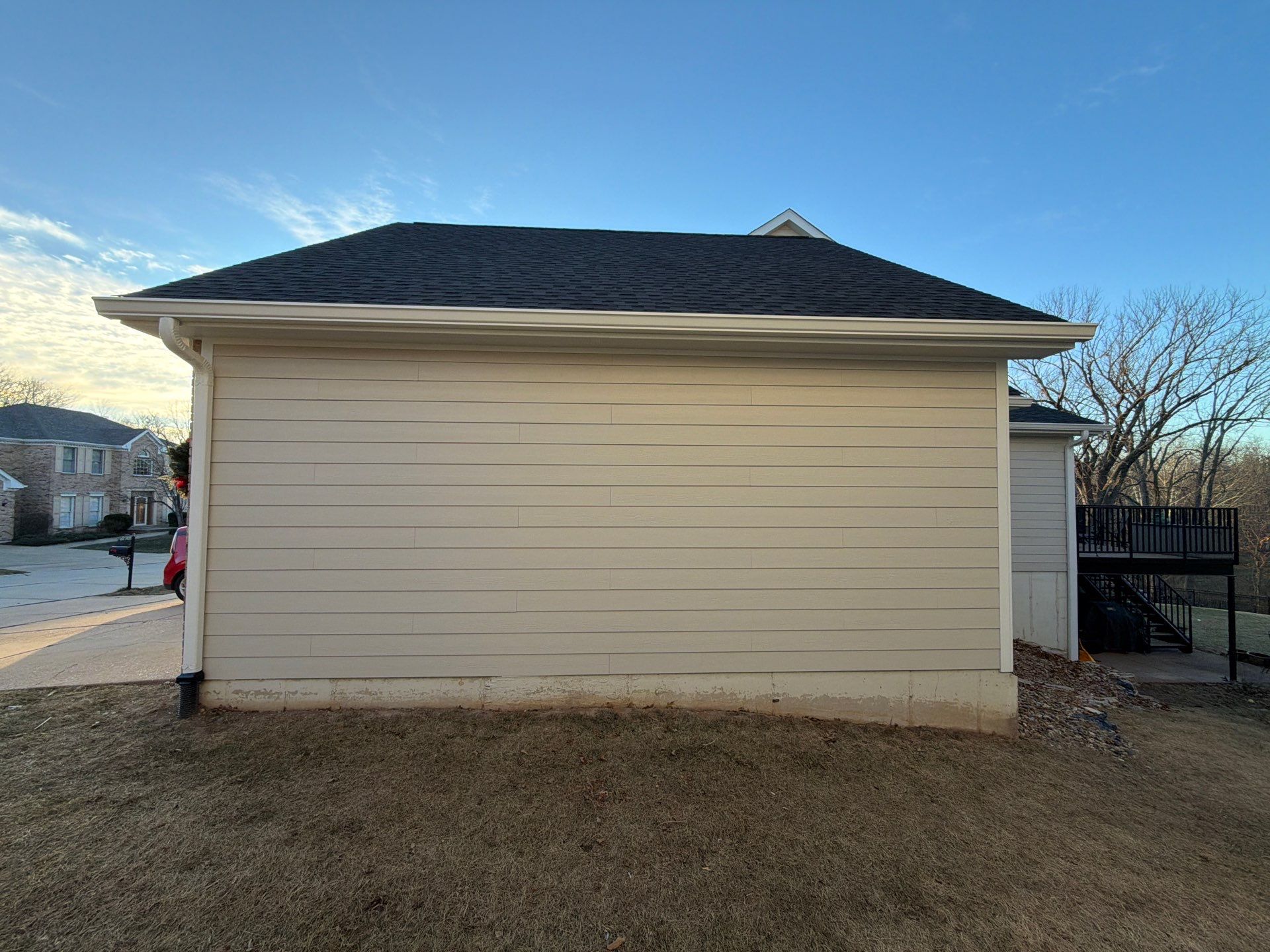 Project in St. Louis by Acute Roofing And Exteriors 