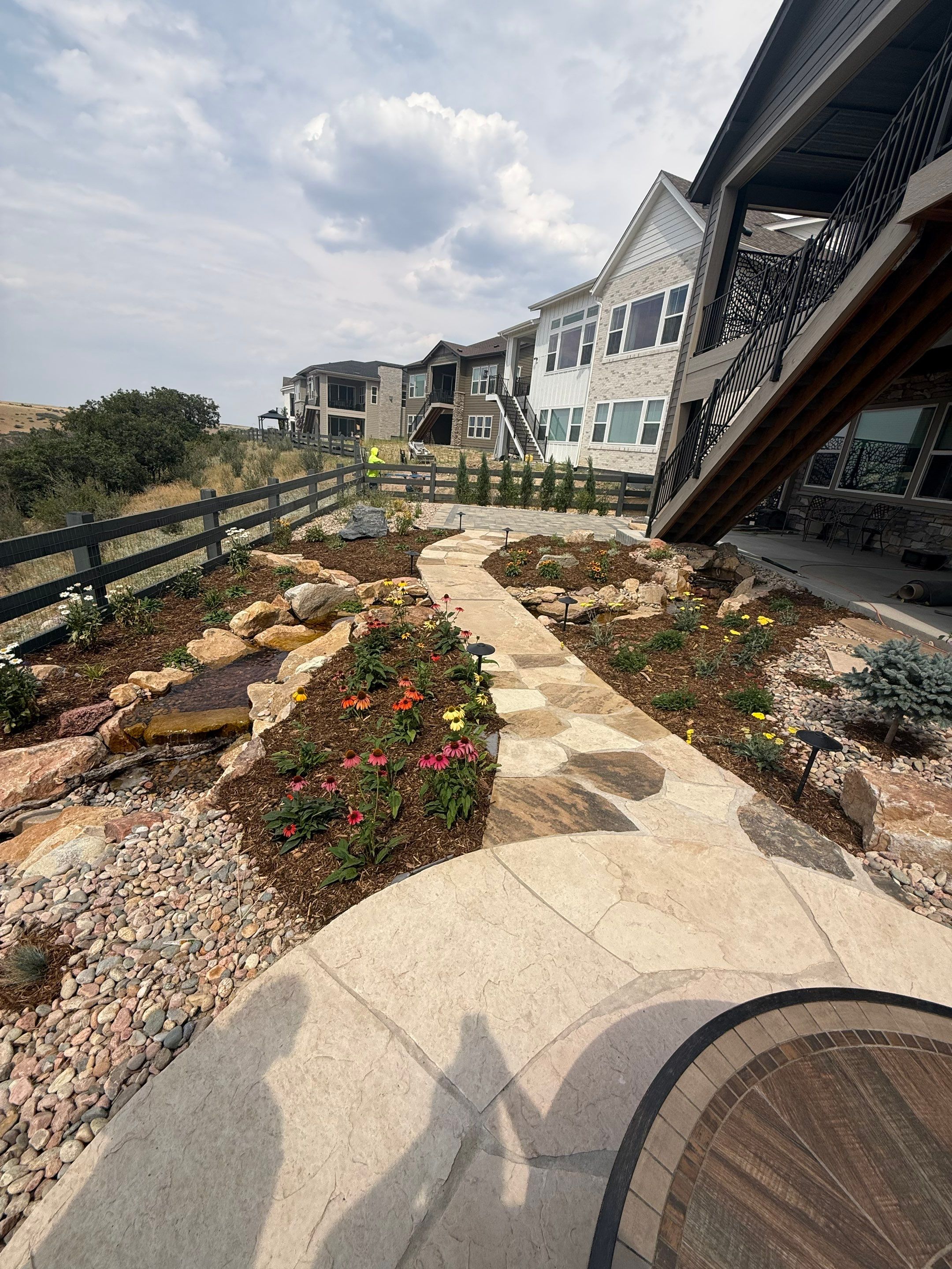 New home oasis by JRM landscape & design