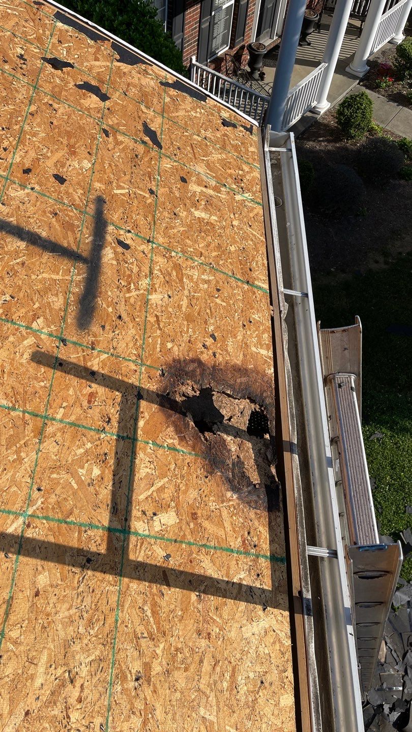 Roof replacement by hail and wind damage by Just Brilliant Restoration JBR