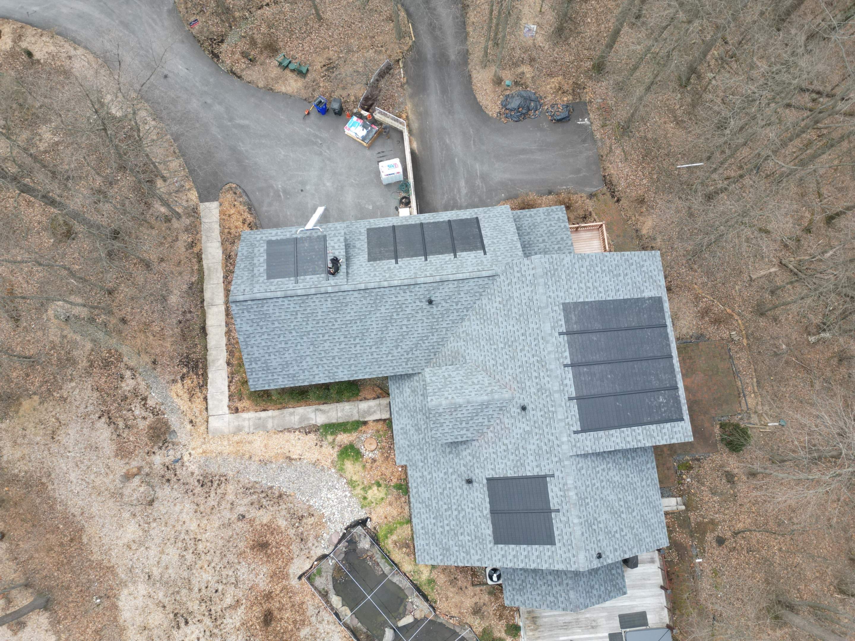 GAF Timberline Solar Roof Replacement  by American Home Contractors