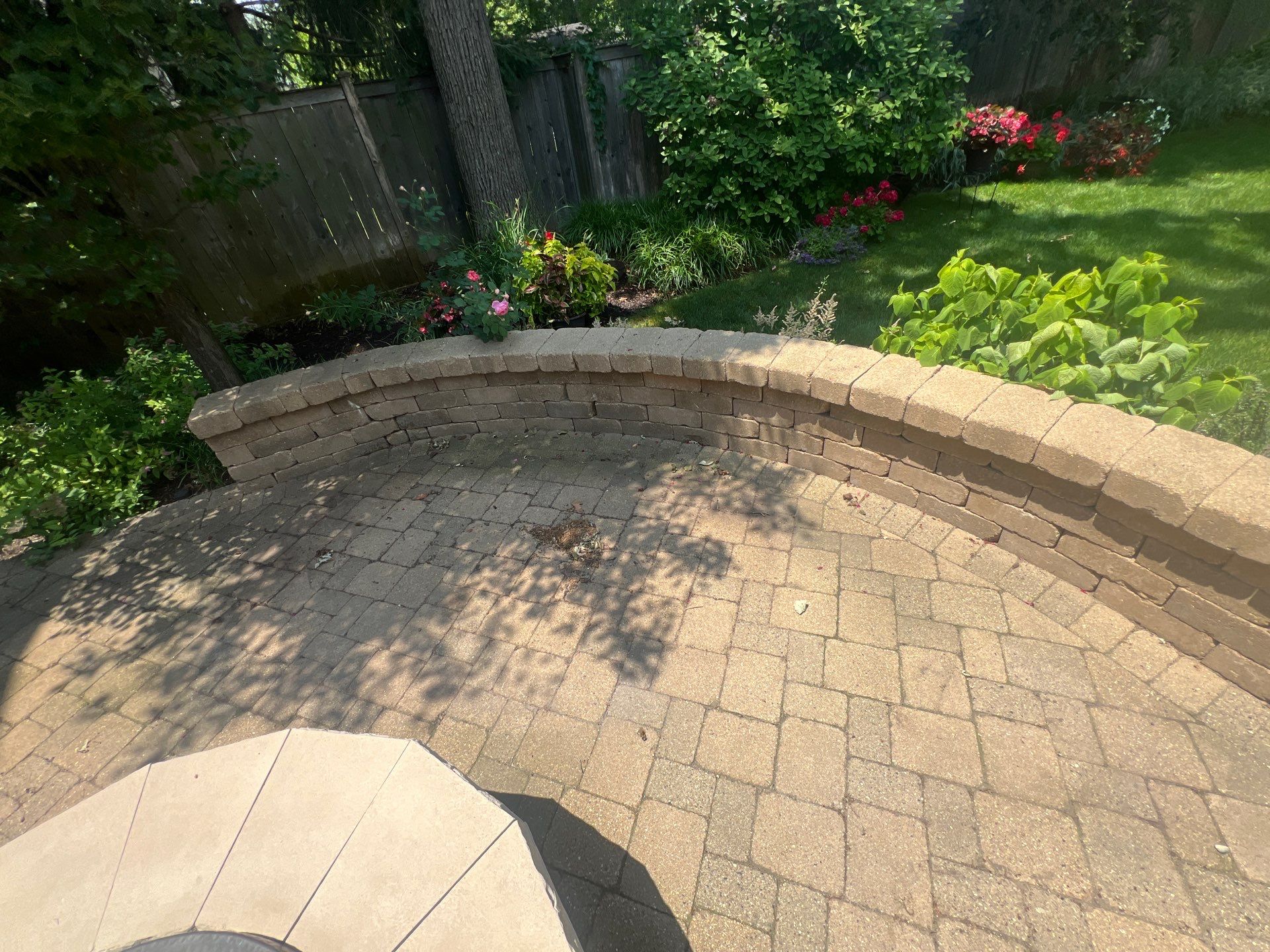 Brick paver clean, sand and seal.  using surebond SB-8700 by Northern Power Washing LLC.