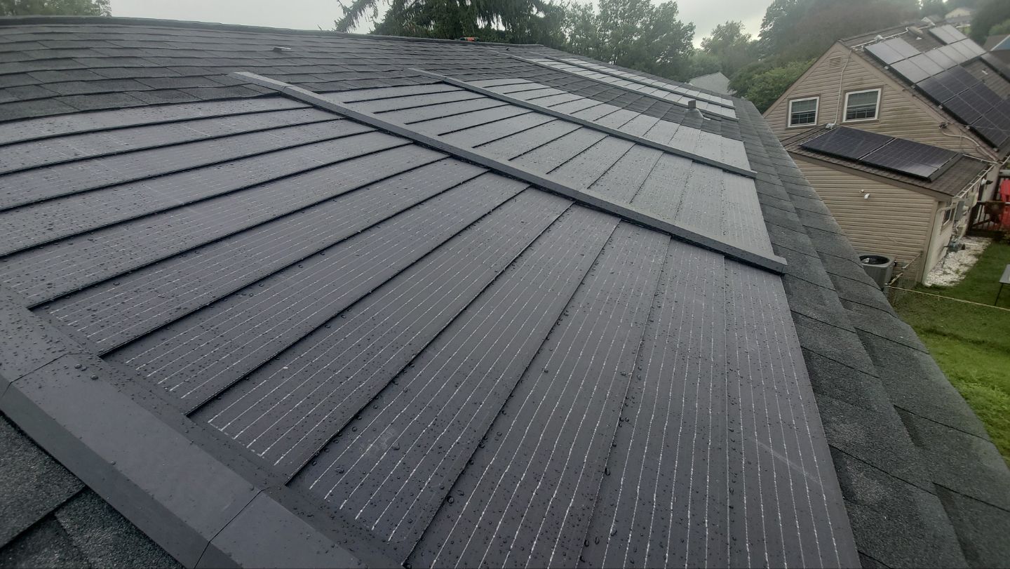 Roof and Solar Installation using GAF Timberline Solar HDZ by ExteriorPros