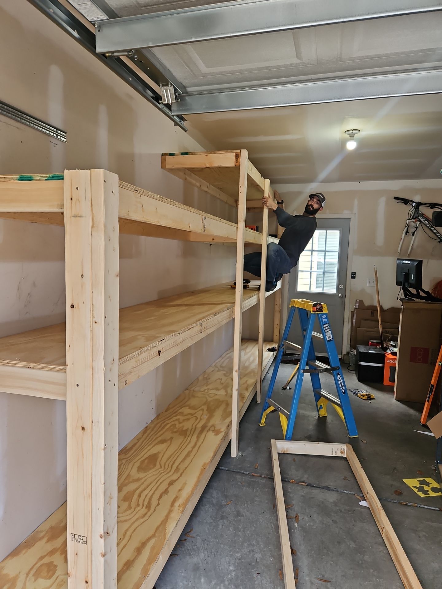 Custom "Climb-Tested" Garage Storage by A Step Above Handy LLC
